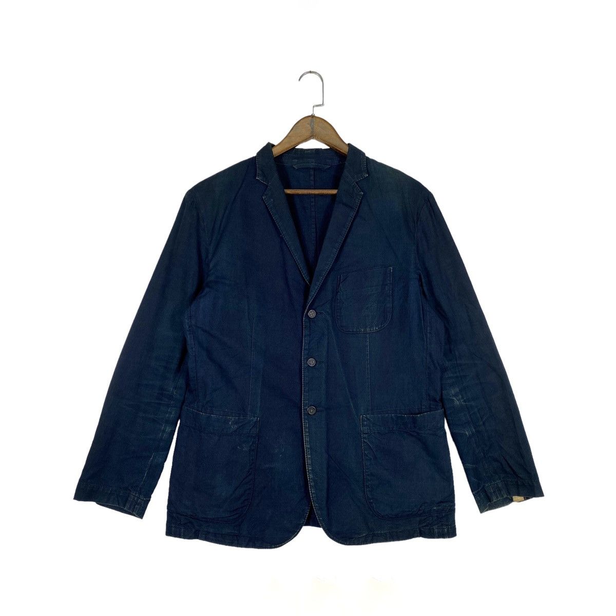 45rpm Umii 908 45rpm Indigo Light Denim Jacket Size US M / EU 48-50 / 2 - 1 Thumbnail