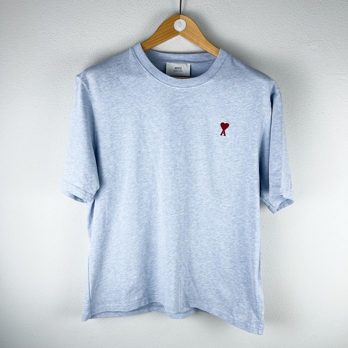 AMI × Vintage AMI Alexandre Mattiussi Heart Logo Luxury Classic Size L Size L / US 10 / IT 46 - 1 Thumbnail