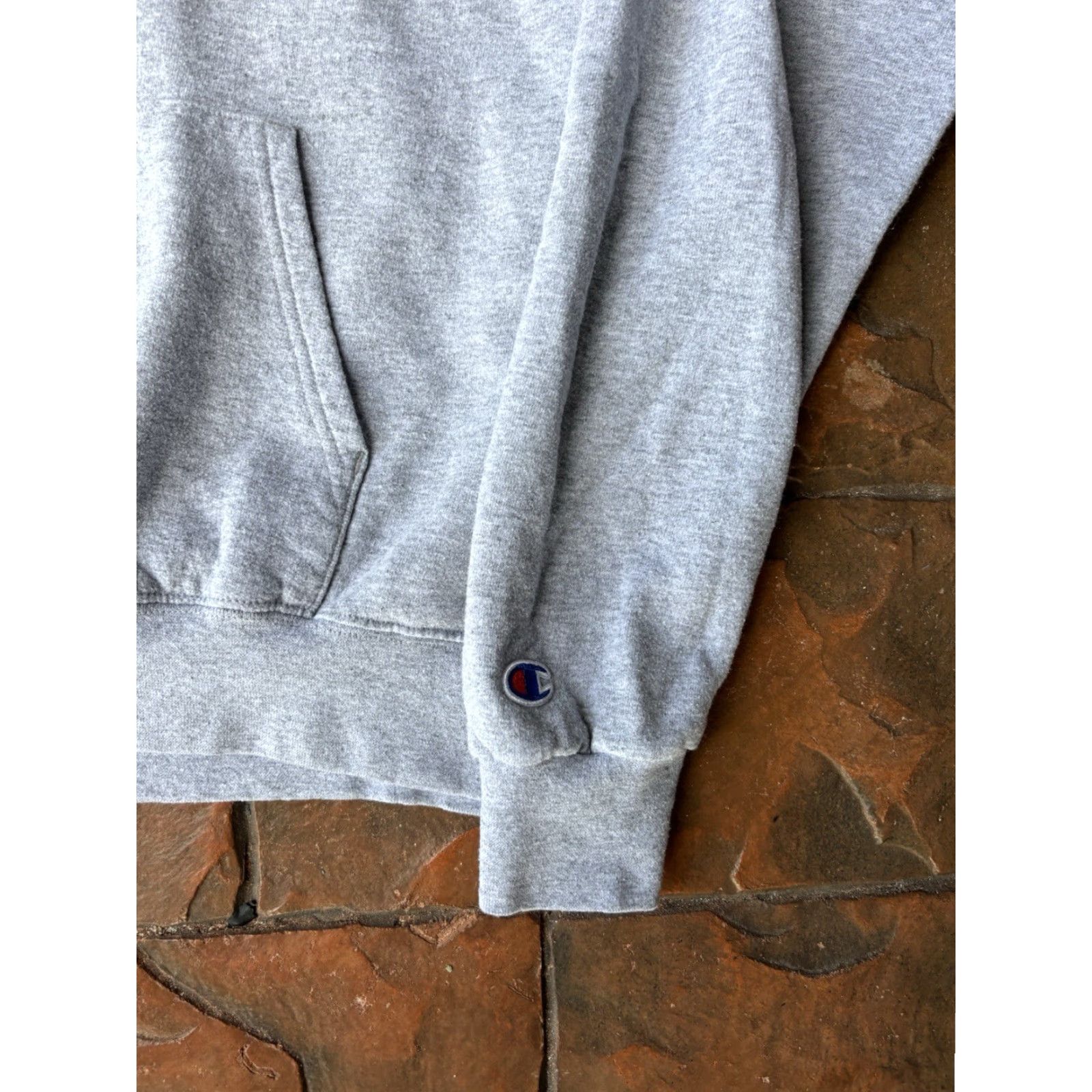 Champion Champion Harvard University Hoodie Sweatshirt M Gray Embroidered Pouch Hooded Crew Neck Sweatshirt Men’s" Size US M / EU 48-50 / 2 - 5 Thumbnail