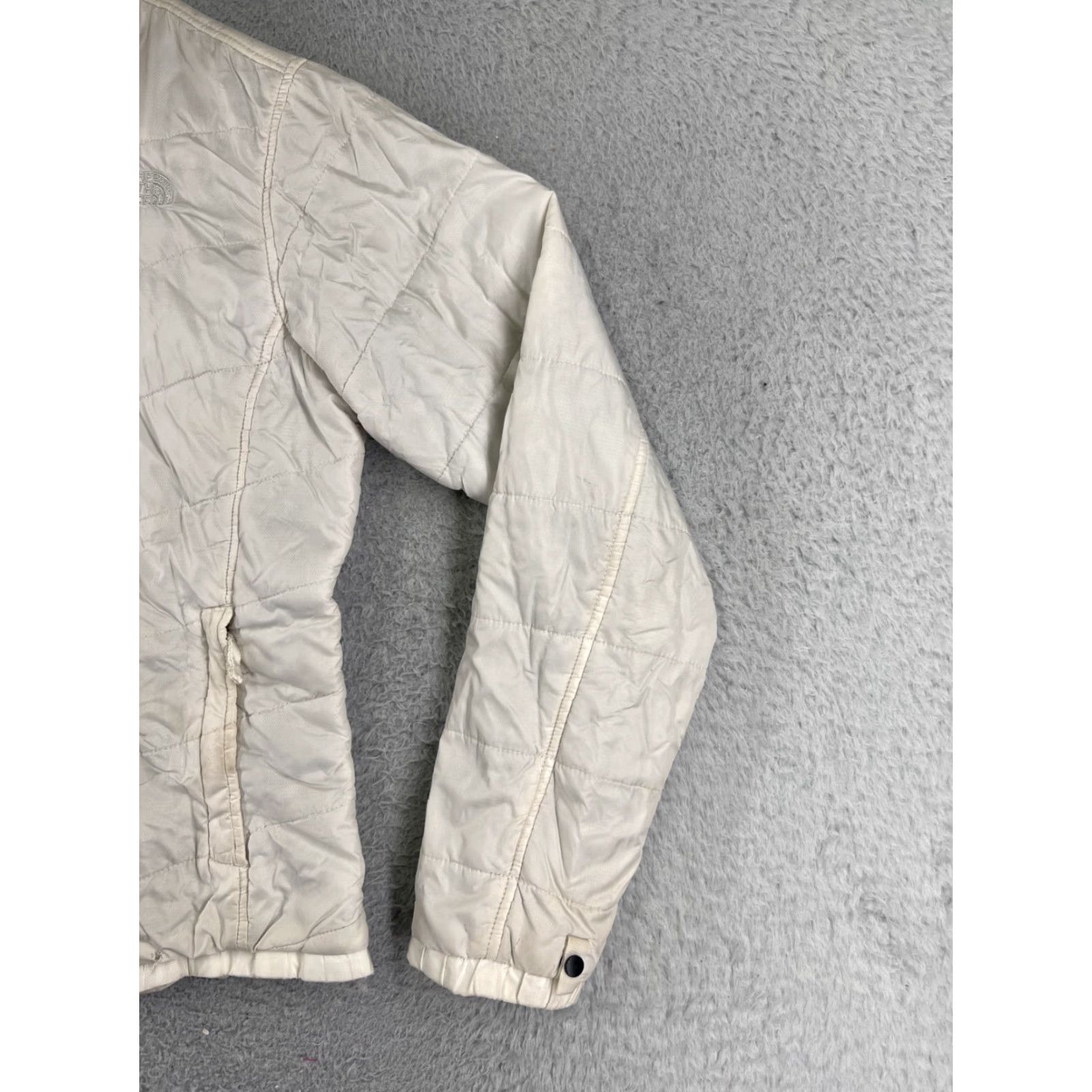 The North Face The North Face Jacket Womens Small White Nylon Shell Insulated Mock Neck Warm Size S / US 4 / IT 40 - 6 Thumbnail