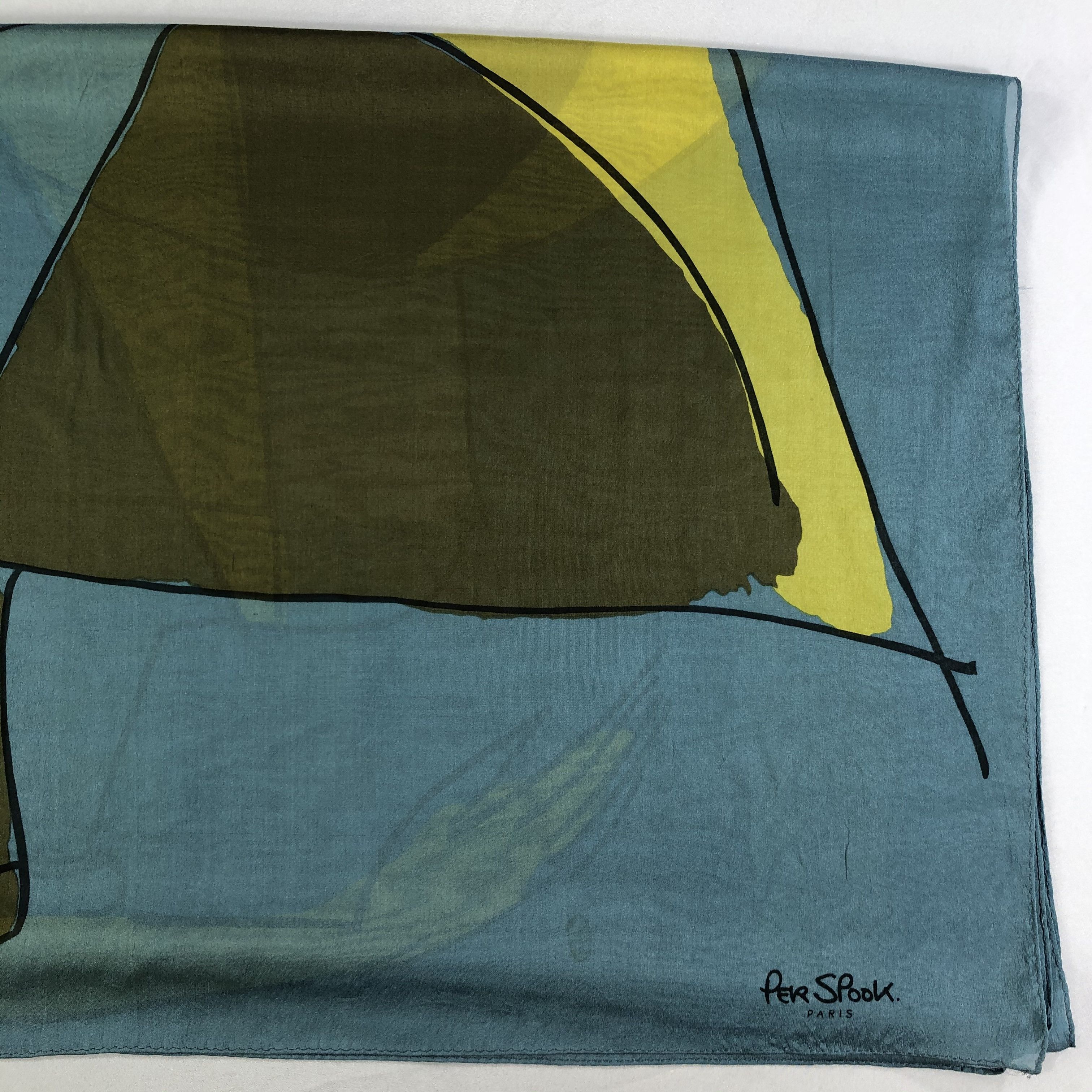 Vintage Vintage Per Spook Silk Scarf Size ONE SIZE - 3 Thumbnail