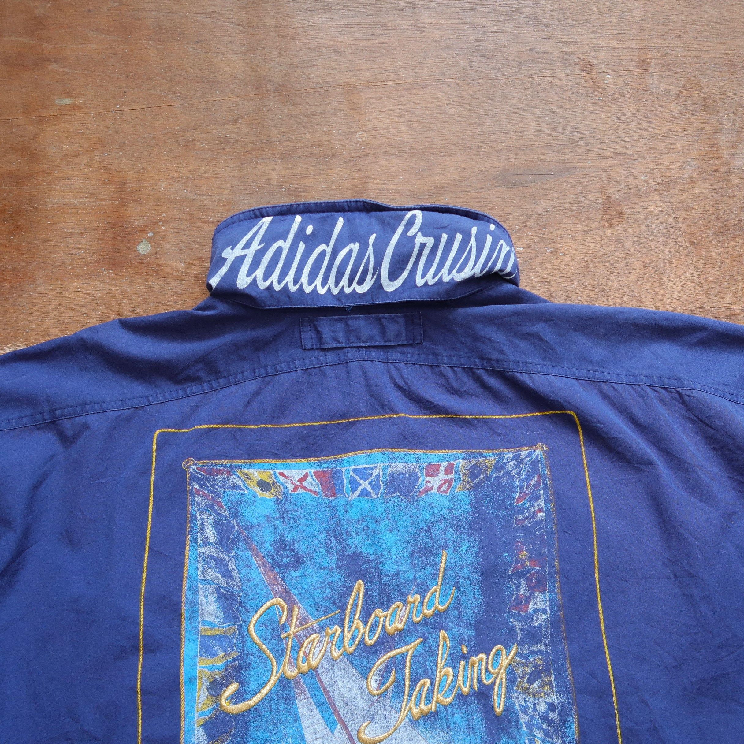 Adidas 1980s Adidas Cruisin Starboard Taking Bono Jacket Size US M / EU 48-50 / 2 - 15 Thumbnail