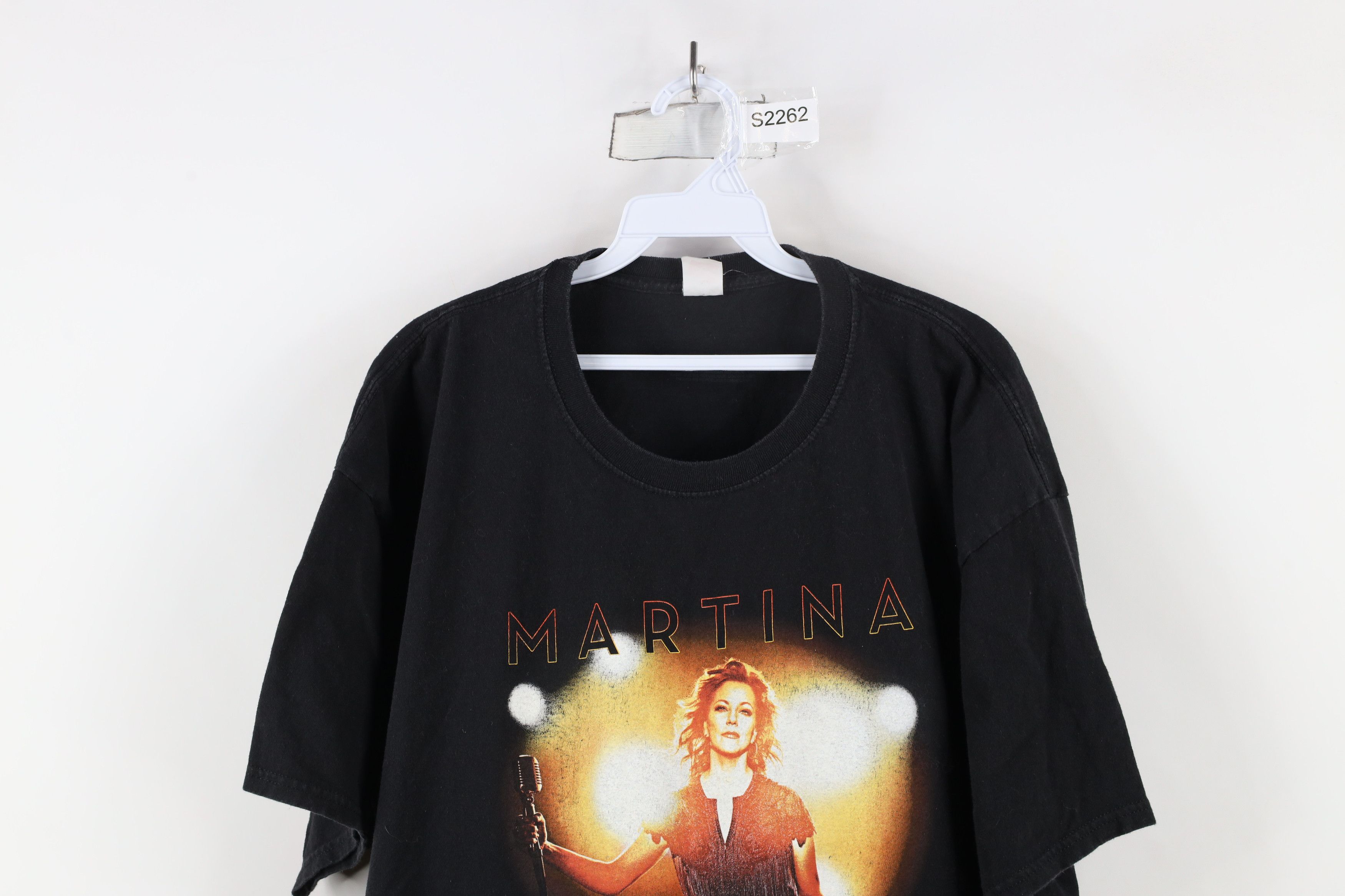 Vintage Vintage Y2K Martina McBride Band Short Sleeve T-Shirt Black Size US XXL / EU 58 / 5 - 2 Thumbnail