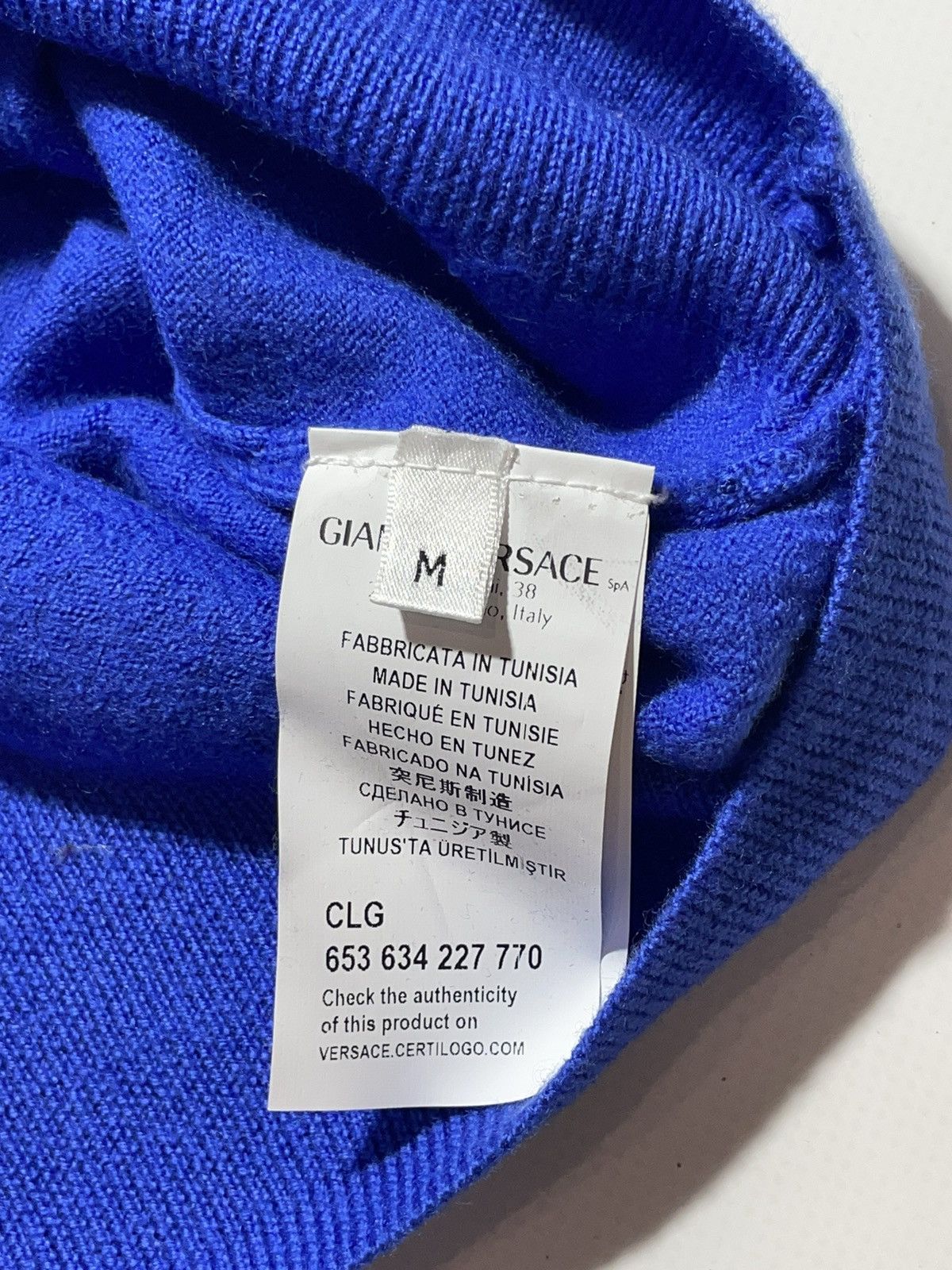 Versace Versace Collection V-Neck Medusa Sweater Size US S / EU 44-46 / 1 - 8 Thumbnail