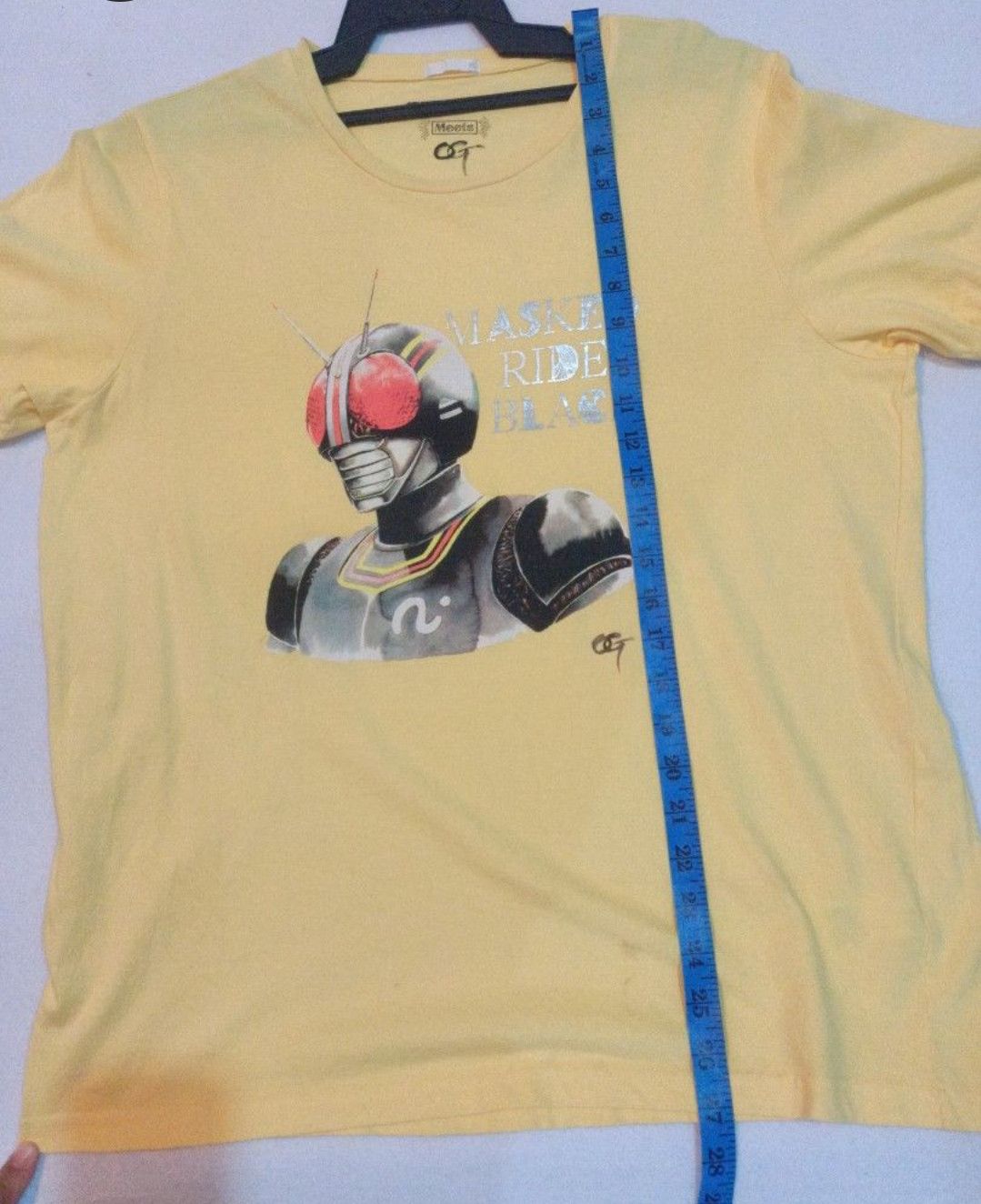 GU Rare Masked Rider Black Tshirt Size US L / EU 52-54 / 3 - 8 Thumbnail