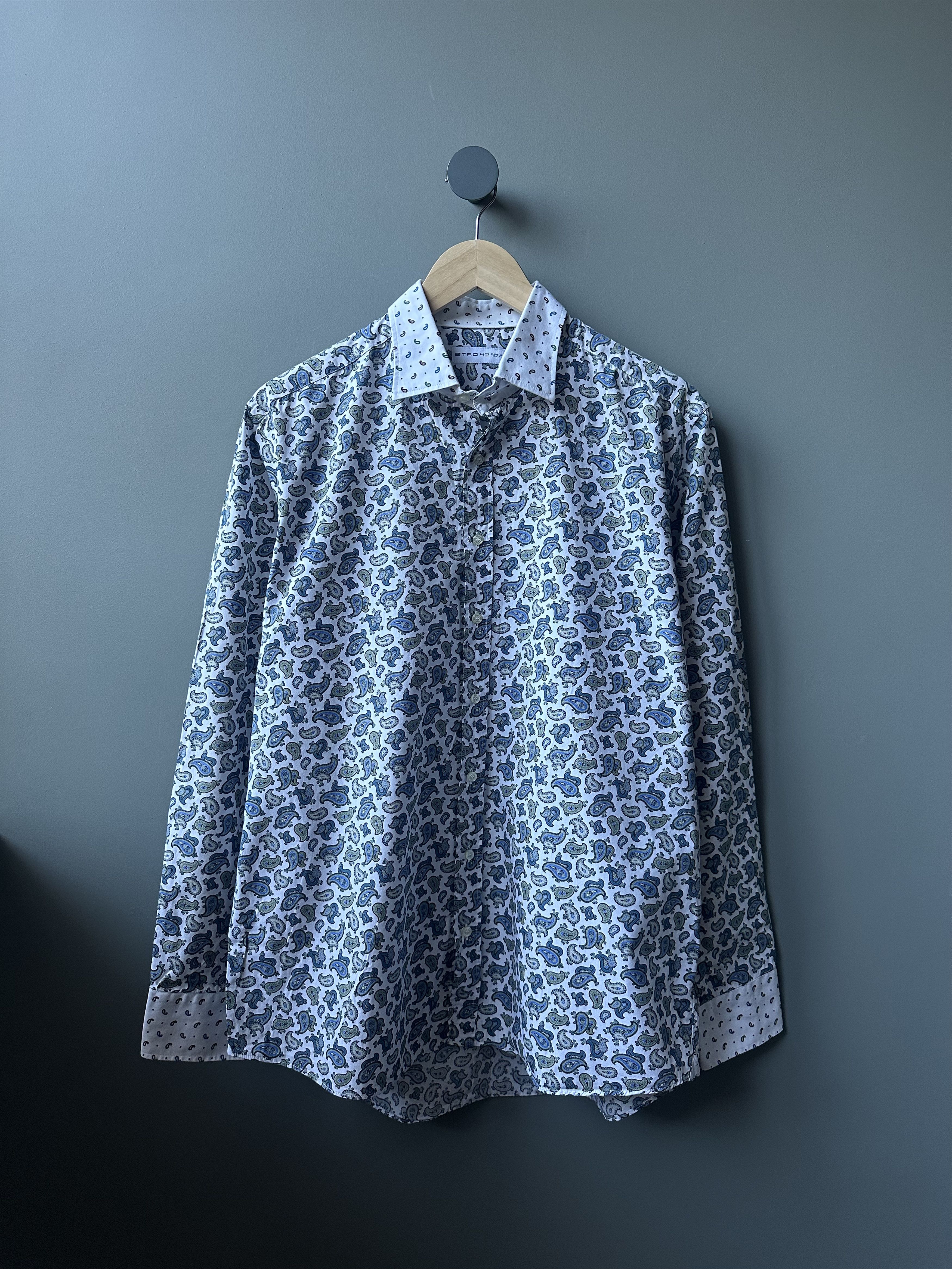Etro Etro Paisley Long Sleeve Shirt Size XL Size US XL / EU 56 / 4 - 1 Thumbnail