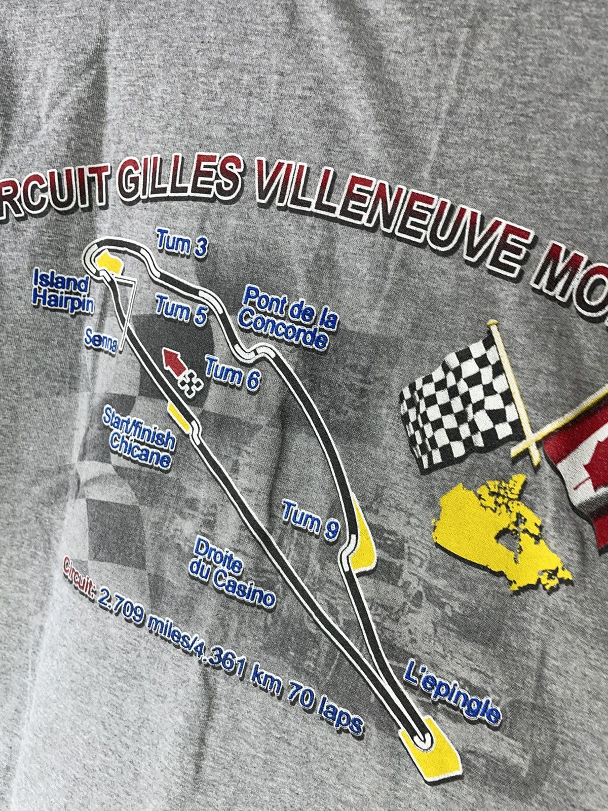 Vintage Formula 1 Canada Grand Prix vintage racing T shirt Size US L / EU 52-54 / 3 - 10 Thumbnail