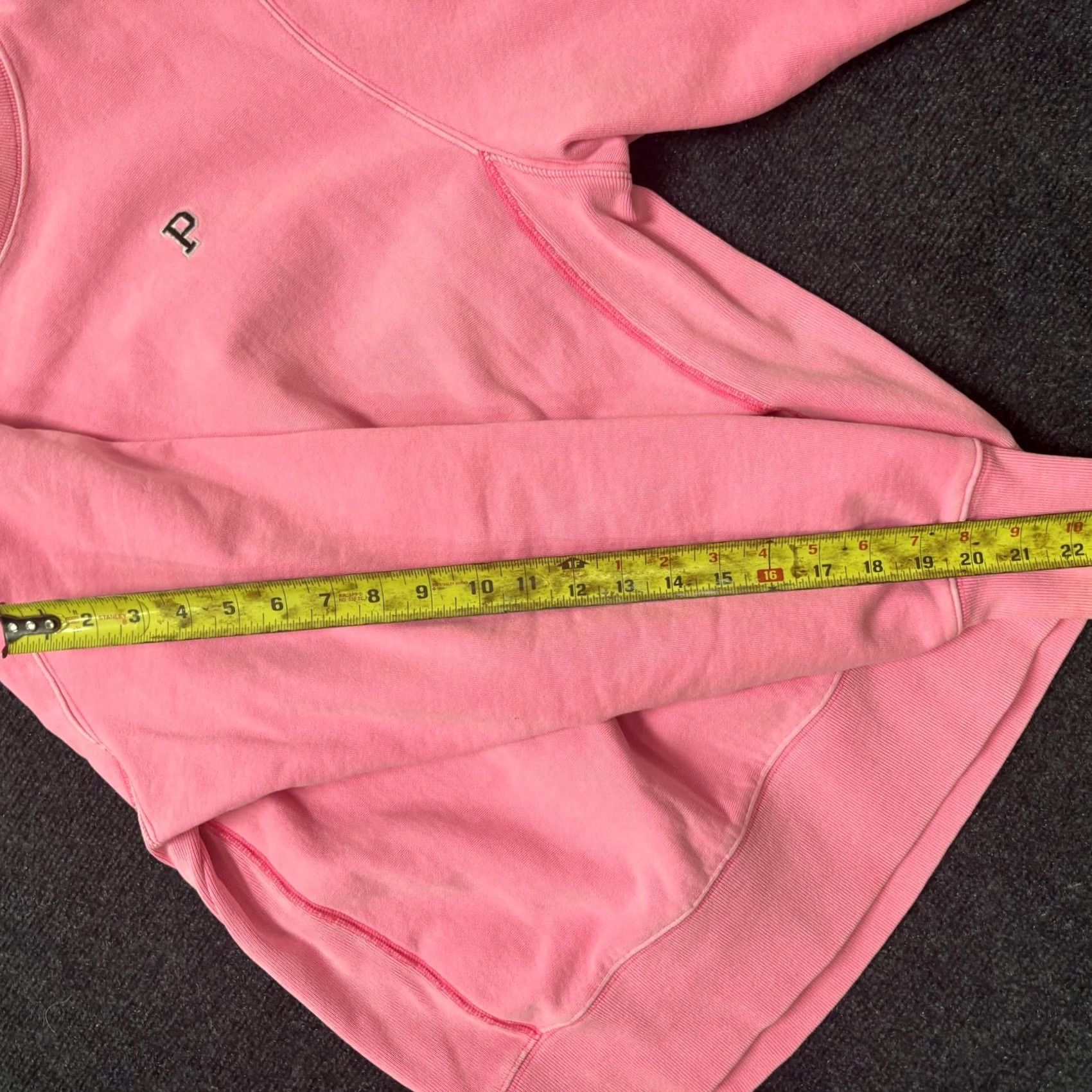 Pinko PINK Victoria's Secret Sweatshirt Women M Pink Heavy Weight Crewneck Fleece Pullover Logo Embroidered All Seasons 90s Style? Size M / US 6-8 / IT 42-44 - 5 Thumbnail