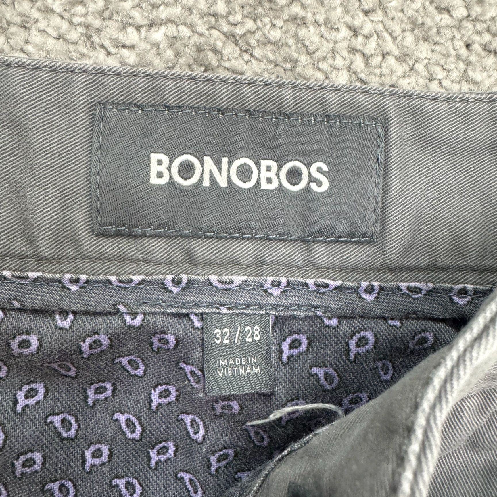 Bonobos Bonobos Chino Pants Mens 32x28 Gray Cotton Flat Front Straight Leg Regular Fit Casual Workwear Reversible? No (ignore) Size US 32 / EU 48 - 6 Thumbnail