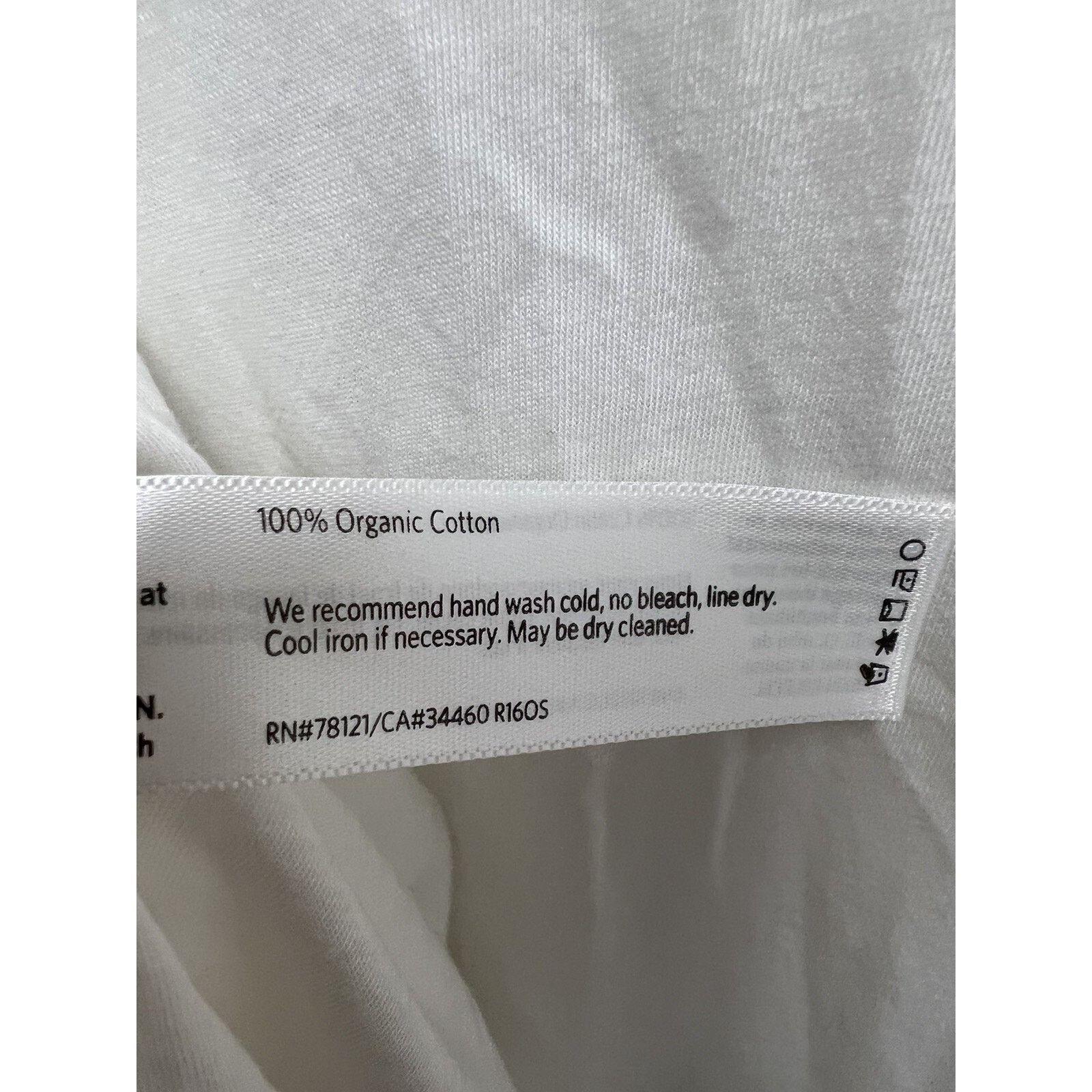 Eileen Fisher Eileen Fisher Tunic Top White Organic Cotton S A001443 Size S / US 4 / IT 40 - 8 Thumbnail