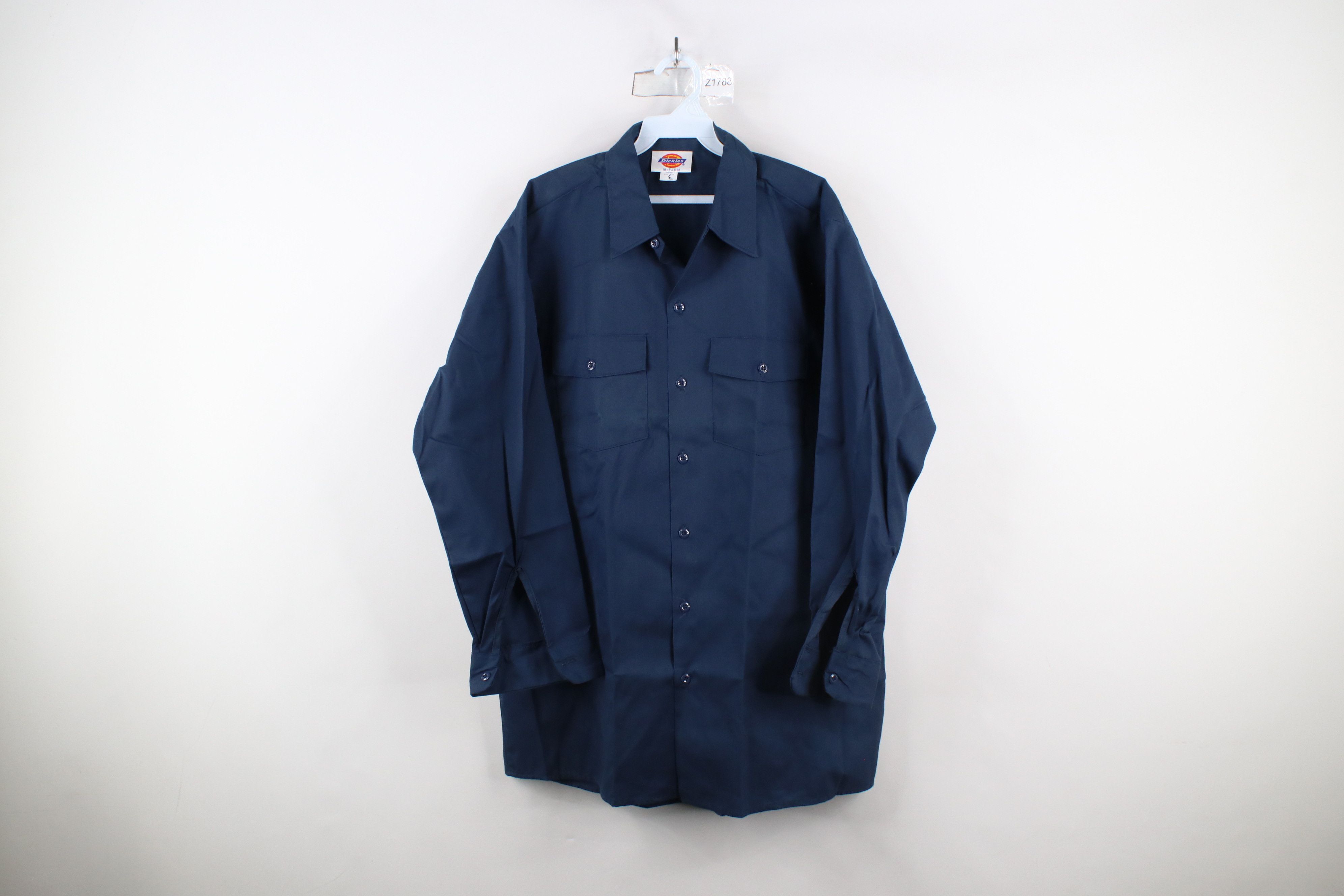 Dickies × Vintage Vintage 70s Dickies Workwear Mechanic Collared Button Shirt Size US M / EU 48-50 / 2 - 1 Thumbnail