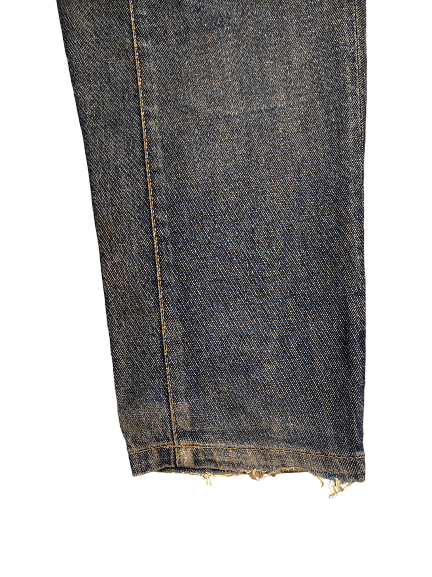Beauty Beast Beauty Beast Buckle Back Distress Faded Denim Jeans Size US 30 / EU 46 - 11 Thumbnail