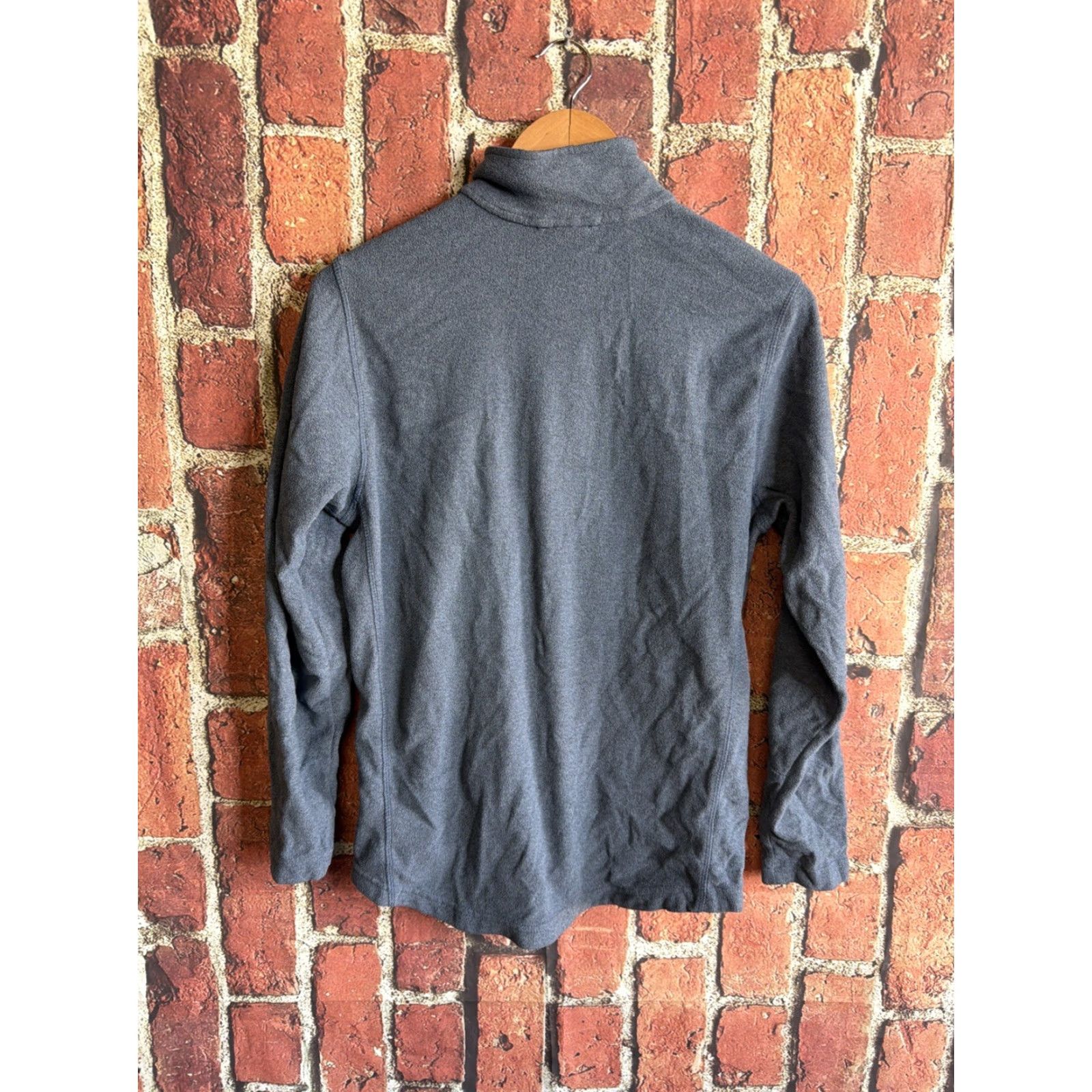 Lands' End Lands’ End Men’s Blue Fleece Pullover Quarter Zip Shirt Size S Size US S / EU 44-46 / 1 - 3 Thumbnail