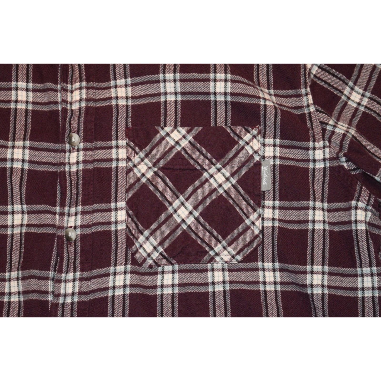 Vintage WOOLRICH BURGUNDY MENS XL X LARGE FLANNEL SHIRT PLAID LONG SLEEVE 4613 MAROON Size US XL / EU 56 / 4 - 4 Thumbnail