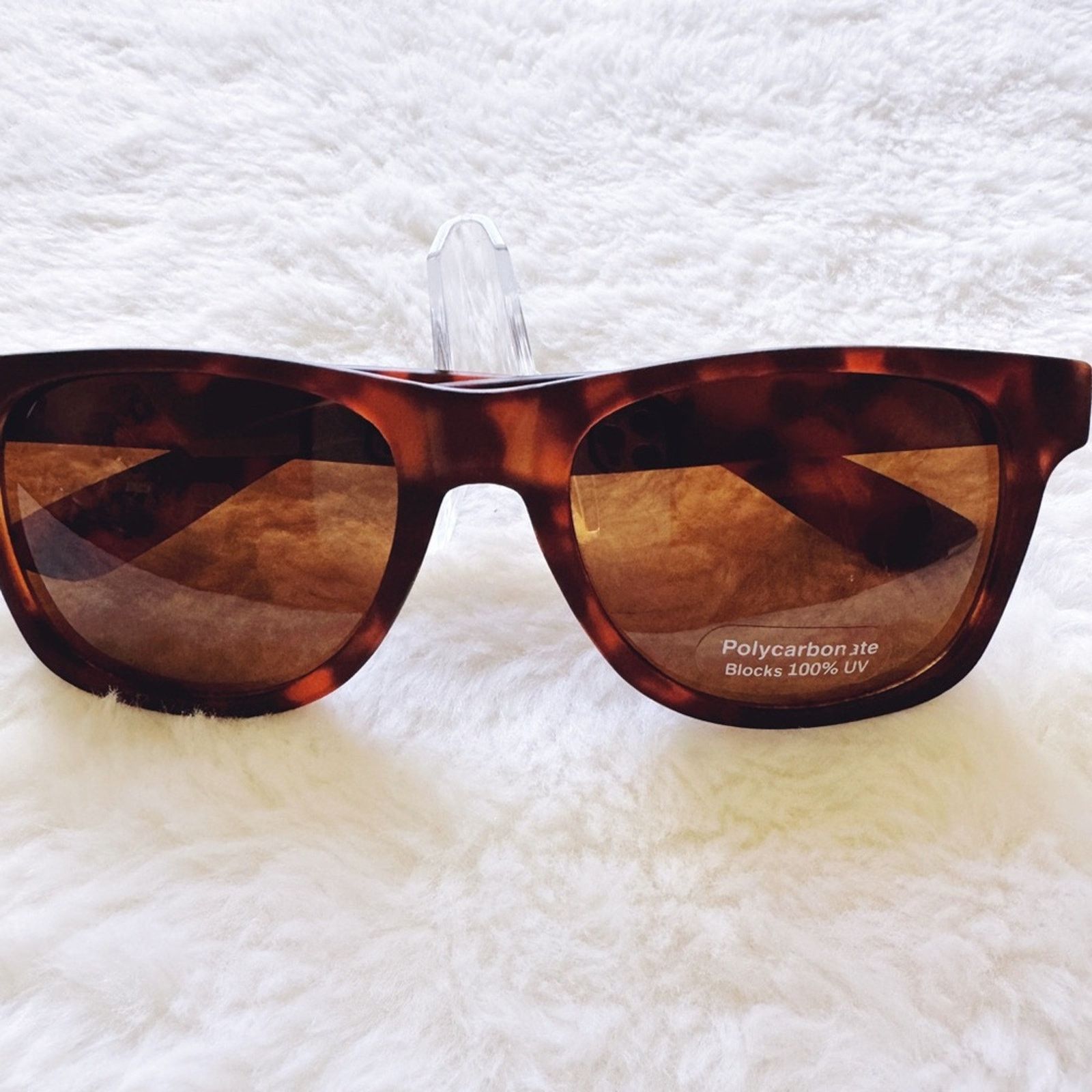 Other Lola Tortoise Brown Polycarbonate Sunglasses Size ONE SIZE - 2 Thumbnail
