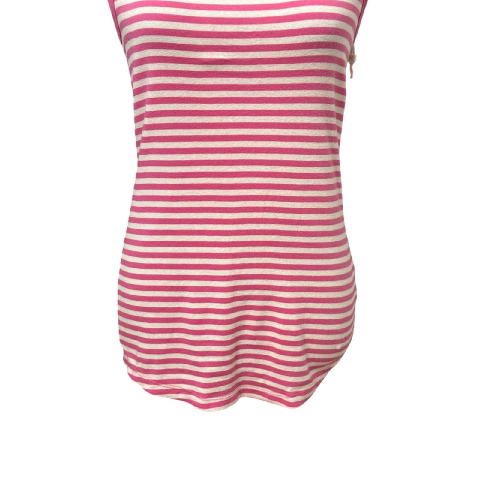 Other Caslon Tank Top Striped Sleeveless Pink White W Small NWOT Size S / US 4 / IT 40 - 3 Thumbnail