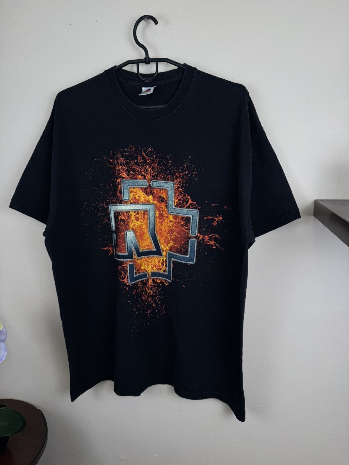 Other Vintage 2000's Rammstein Die Sonne Burn Over Print XL Size US XL / EU 56 / 4 - 4 Thumbnail
