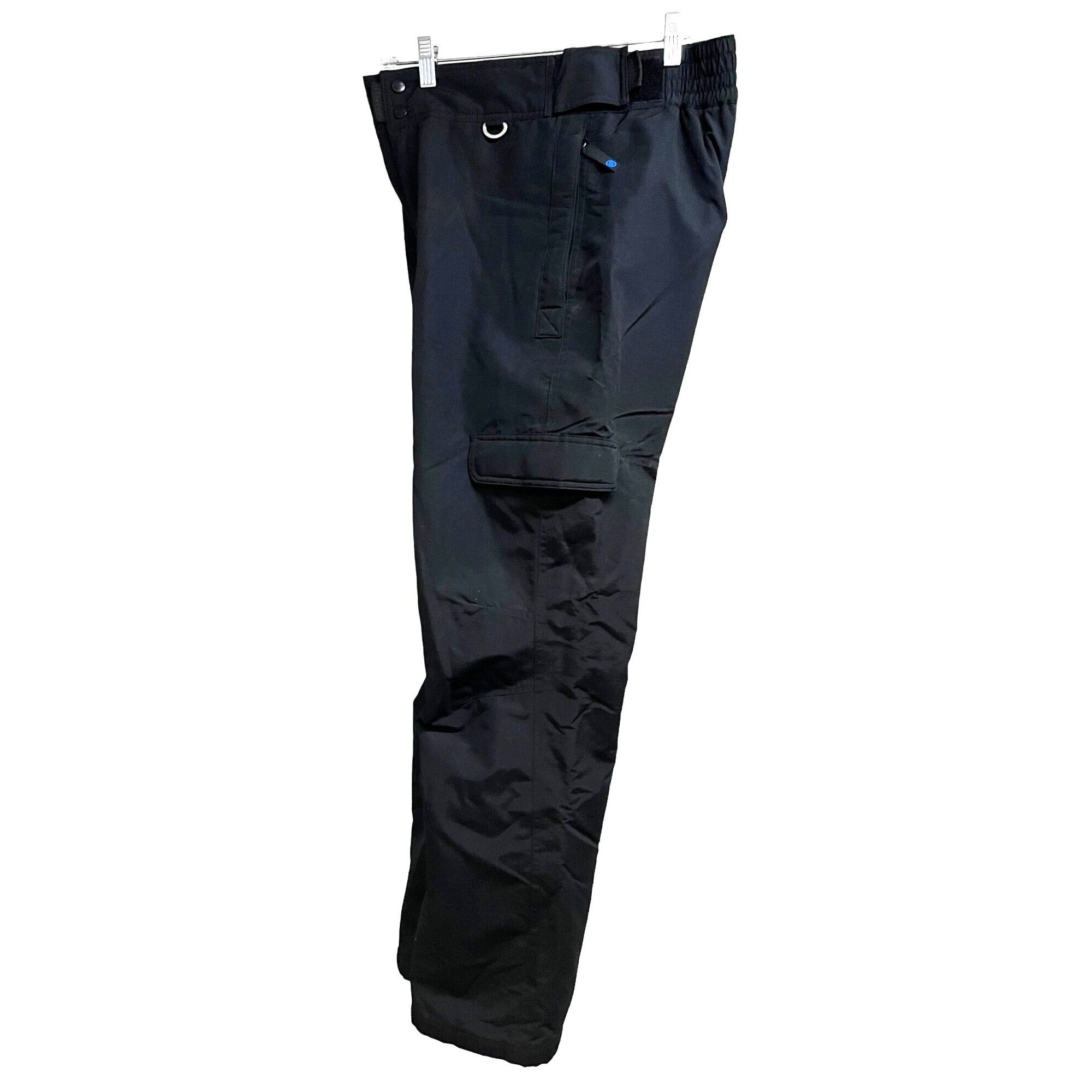 Vintage Slalom Mens Black Cargo Ski Snow Pants Small Insulated Water Size US 32 / EU 48 - 5 Thumbnail