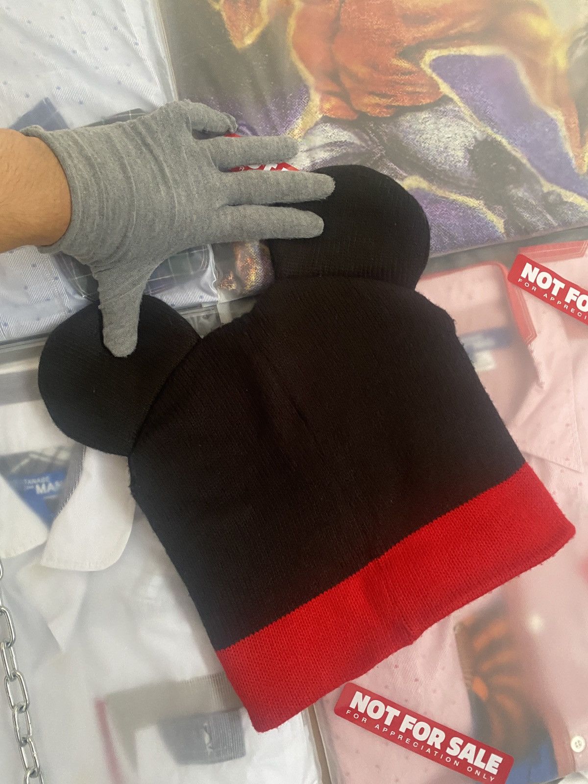 Disney Mouse Ear Beanie Like Comme Des Garcons Beanie Size ONE SIZE - 3 Thumbnail
