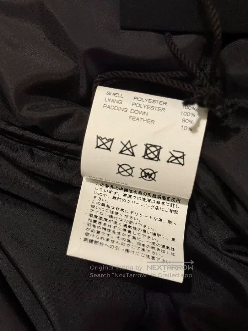Neighborhood Neighborhood Embroidered Letter Logo Black Down Vest Size US M / EU 48-50 / 2 - 7 Thumbnail