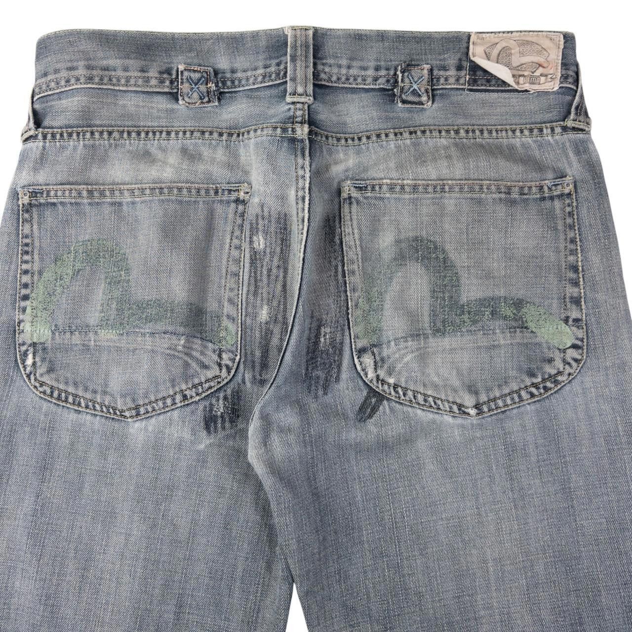 Puma Vintage Puma X Evisu Double Gull Denim Jeans Size W35 Size US 35 - 1 Thumbnail