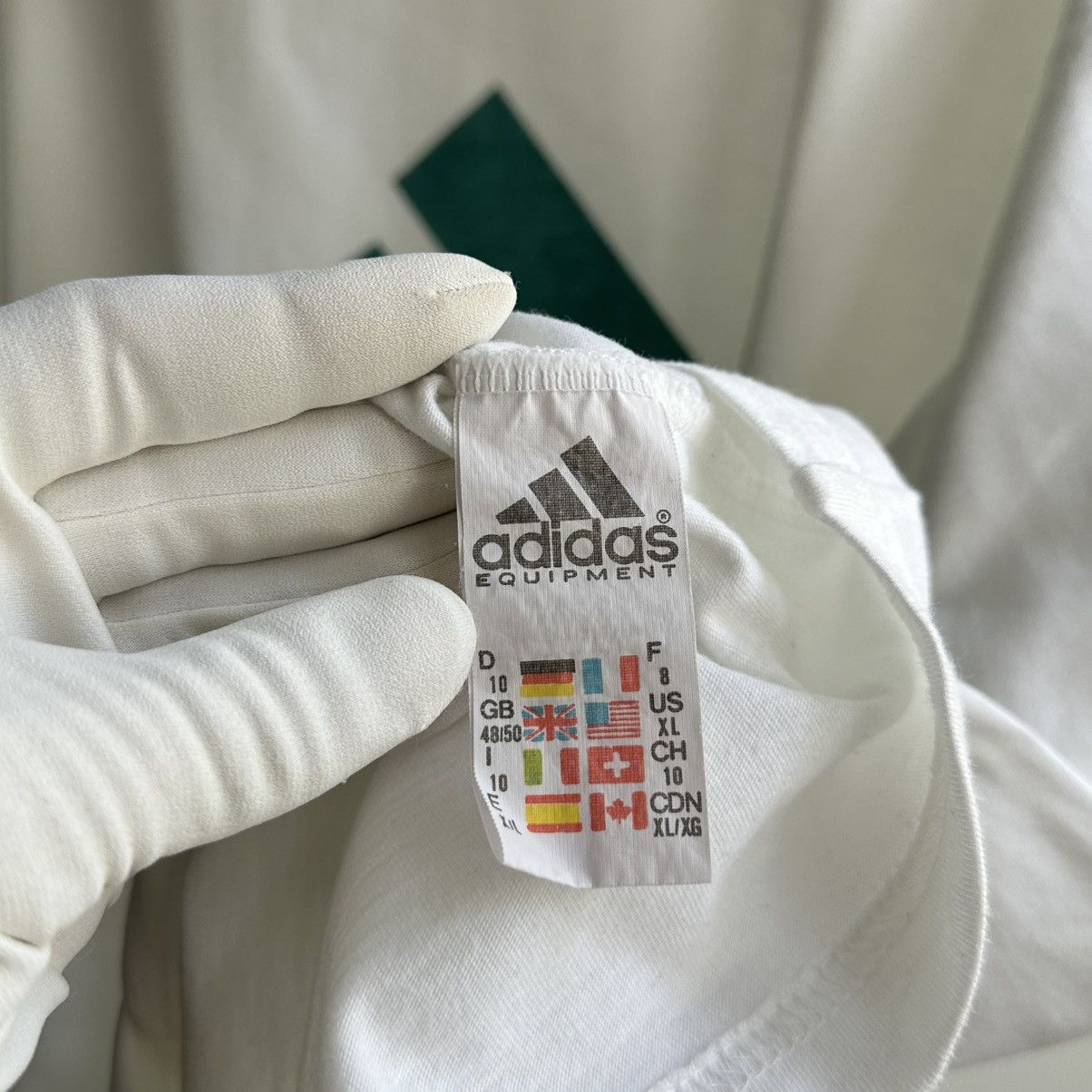 Adidas × Vintage VINTAGE ADIDAS EQUIPMENT BIG LOGO TEE Size US XL / EU 56 / 4 - 9 Thumbnail