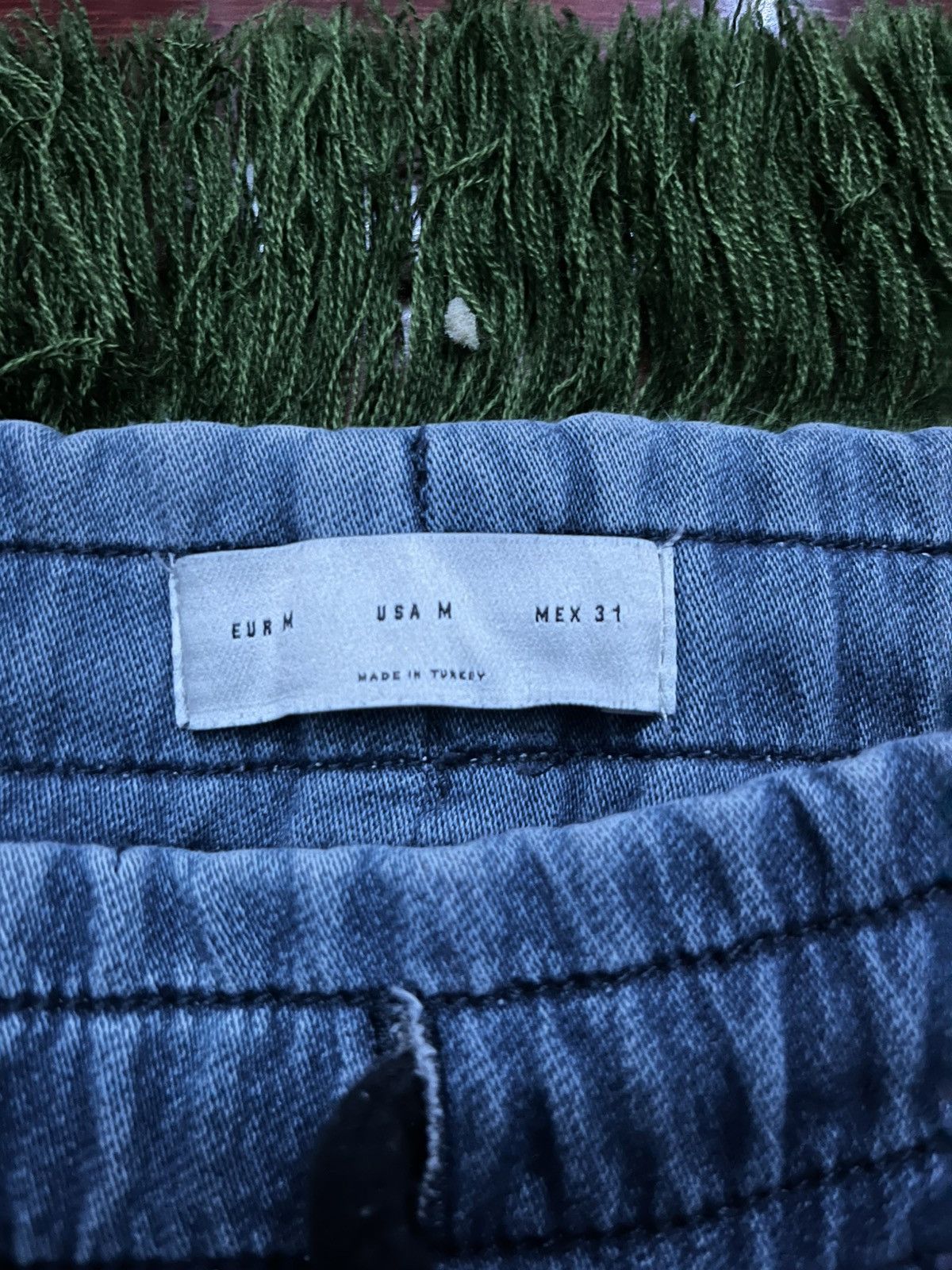 Zara Baggy tapered cargo denim joggers Size US 31 - 3 Thumbnail