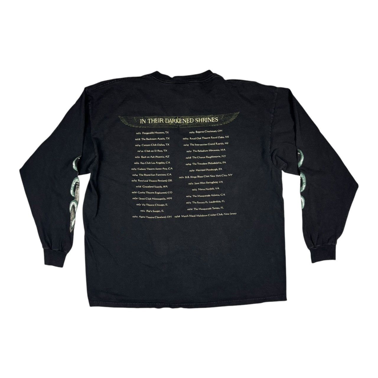 Band Tees Nile - In their darkened shrines 2003’s Tour Size US XL / EU 56 / 4 - 2 Thumbnail