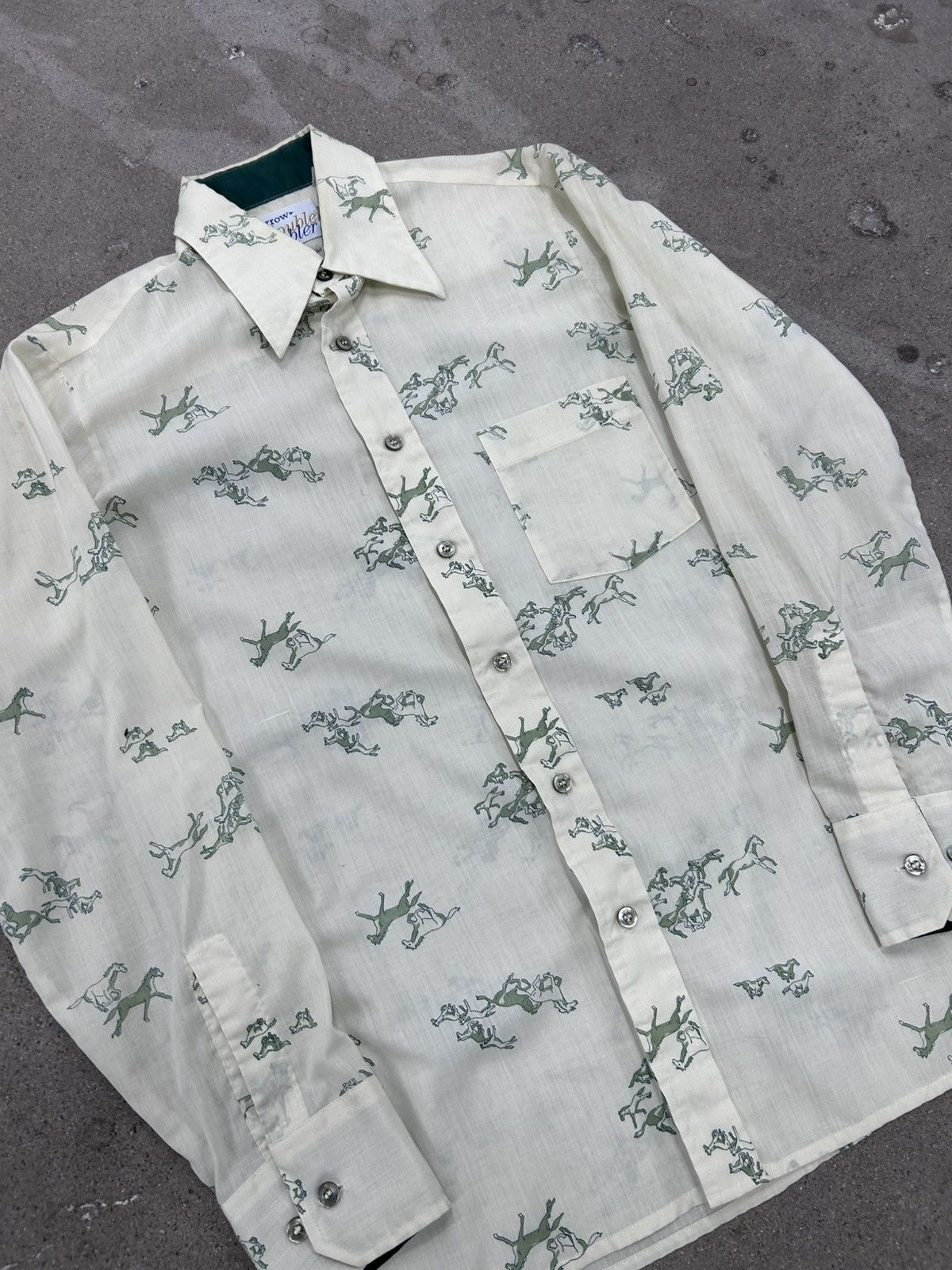 Vintage Vintage 70s Kmart Hippy Button down AOP Size US M / EU 48-50 / 2 - 2 Thumbnail