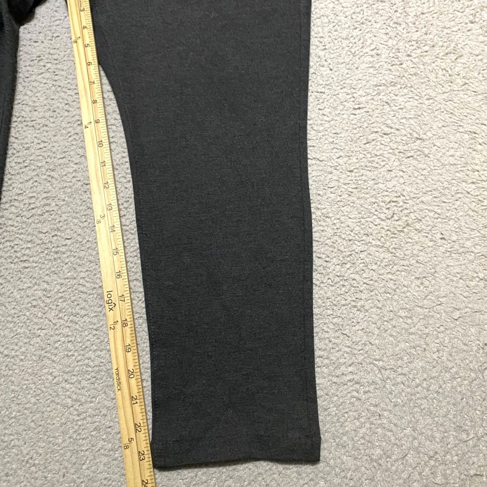 Torrid Torrid Studio Womens Pants Gray Ankle 18 Plus Straight Leg Office Dressy Casual Business Size 40" / US 18 - 5 Thumbnail