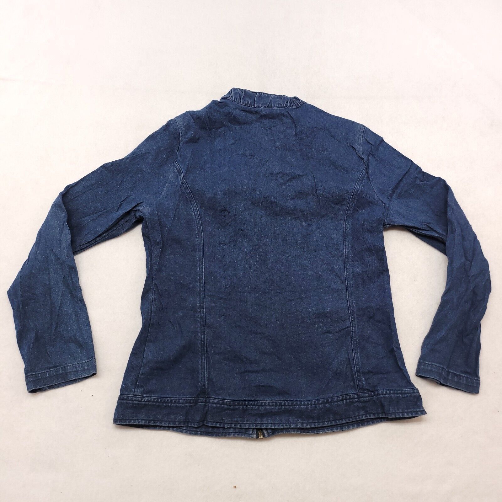 Laura Ashley Laura Ashley Casual Zip Up Denim Jacket Womens Size M Blue Size M / US 6-8 / IT 42-44 - 10 Thumbnail