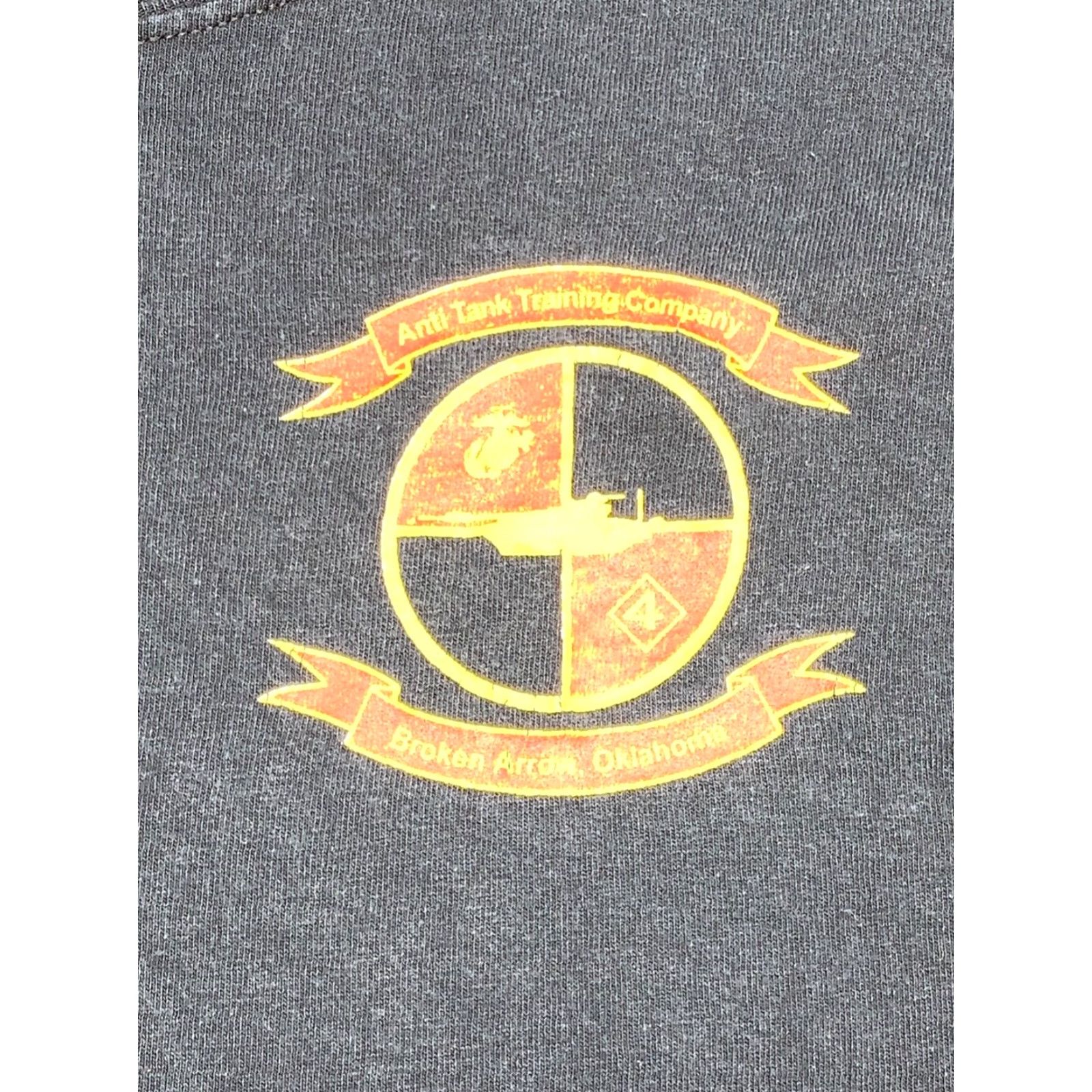 Gildan Angels of Death Anti Tank Training Company Long Sleeve Shirt M Military Gildan Black Men's Shirt Crew Neck Graphic Print Vintage No Size US M / EU 48-50 / 2 - 4 Thumbnail