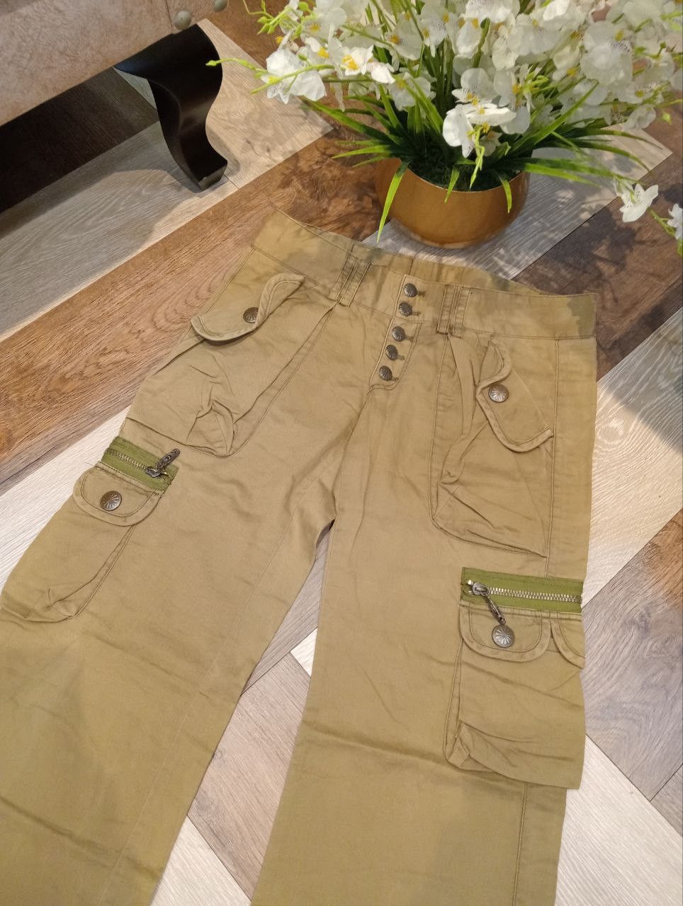 Japanese Brand JAPANESE SLY MULTIPOCKET WIDE LEG PANTS Size US 32 / EU 48 - 4 Thumbnail