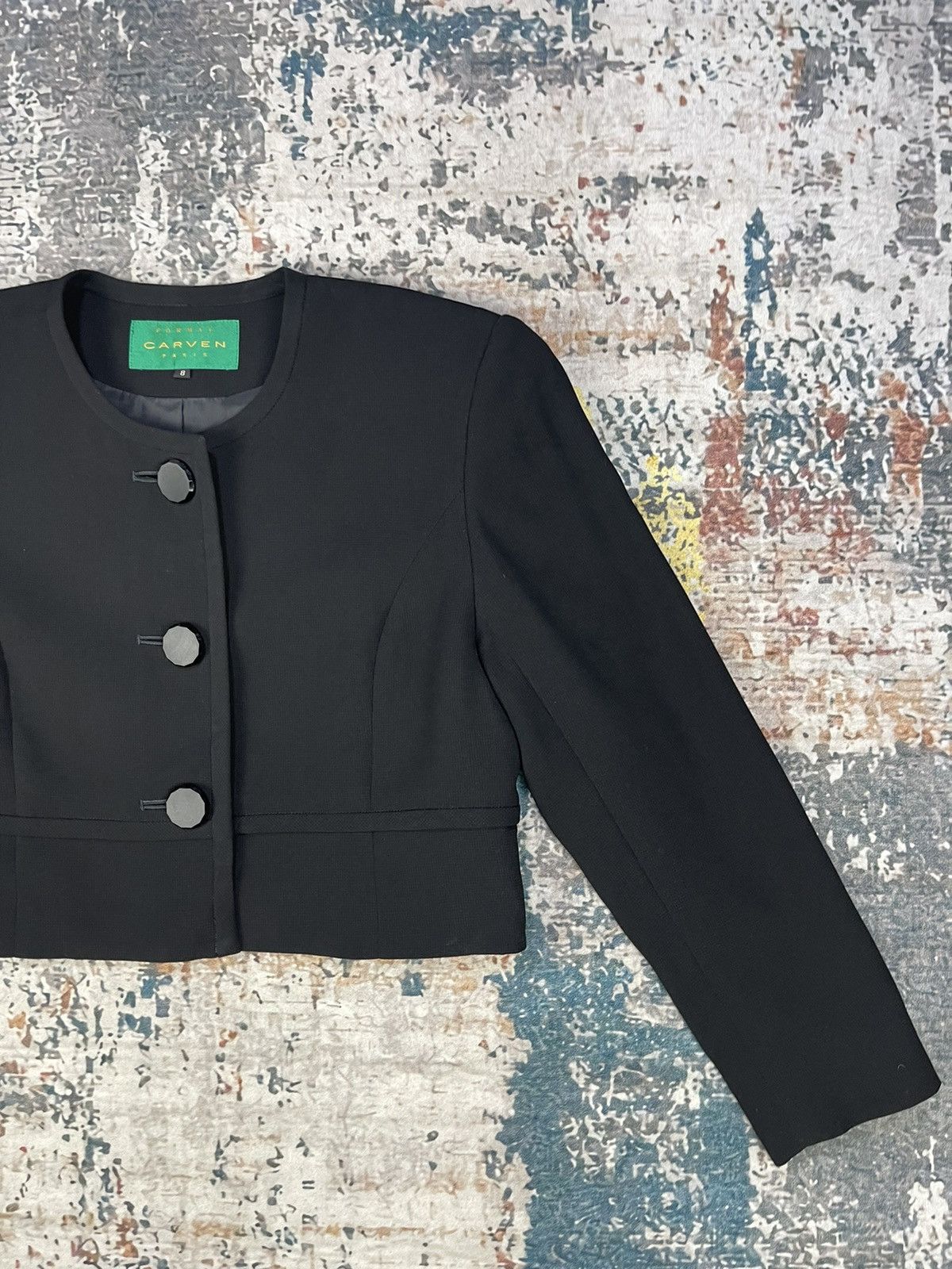 Carven Carven Paris Crop Top Long Sleeve Short Jacket Size M / US 6-8 / IT 42-44 - 4 Thumbnail