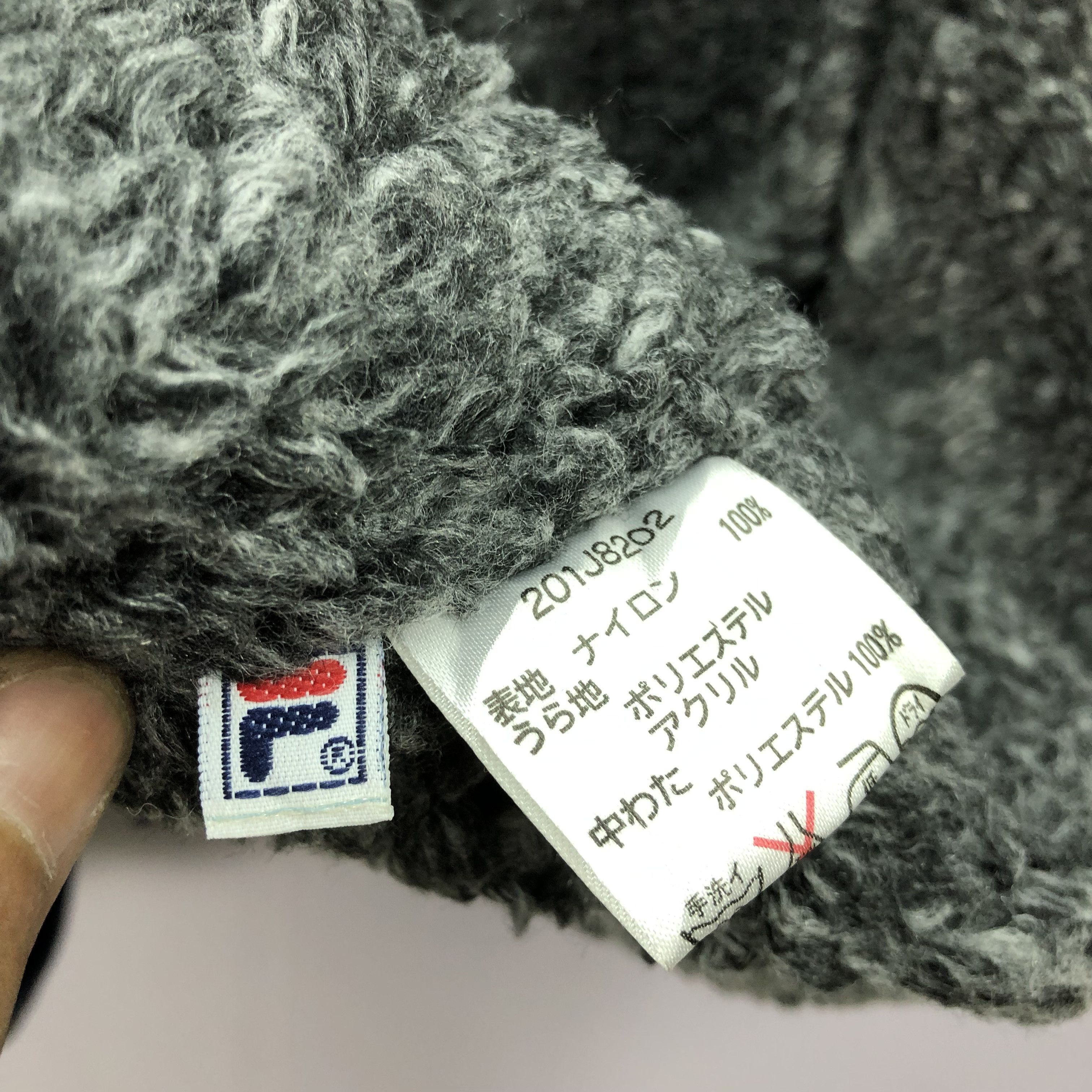 Fila × Vintage Vintage Fila Fleece Hoodie Windbreaker Long Coach Jacket Size US L / EU 52-54 / 3 - 8 Thumbnail