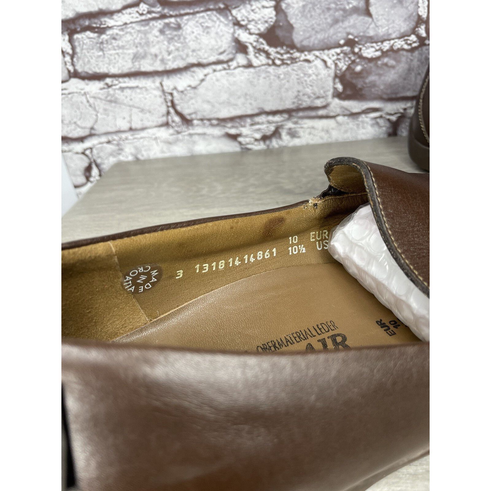 Mephisto Mephisto Loafers Men Sz 10.5 Brown Leather Slip On Moc Cool Size US 10.5 / EU 43-44 - 10 Thumbnail