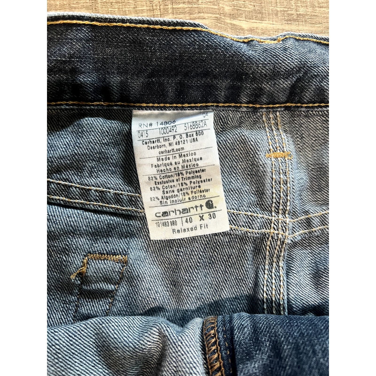 Carhartt Carhartt Relaxed Fit Men's Jeans 40x30 40w Size US 40 / EU 56 - 3 Thumbnail