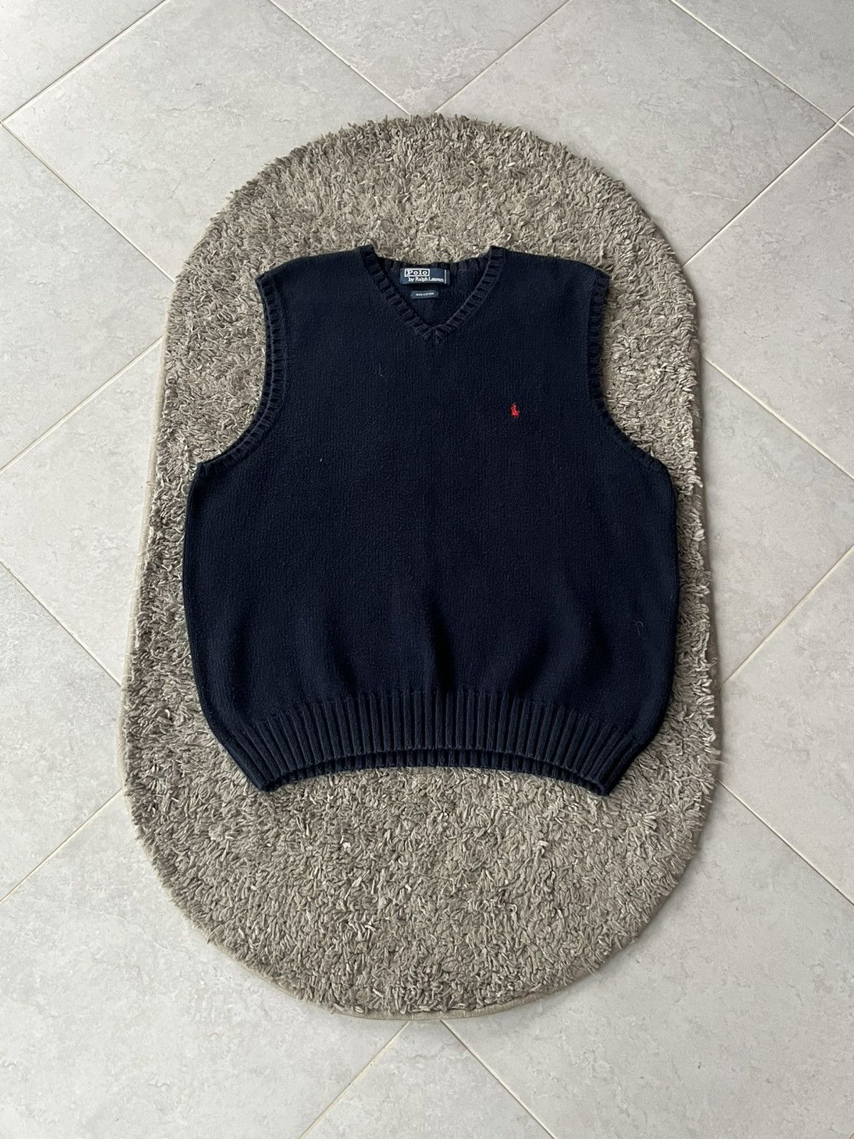 Polo Ralph Lauren Vintage Vest Sweater Ralph Lauren Throat V Streetwear Size US M / EU 48-50 / 2 - 1 Thumbnail