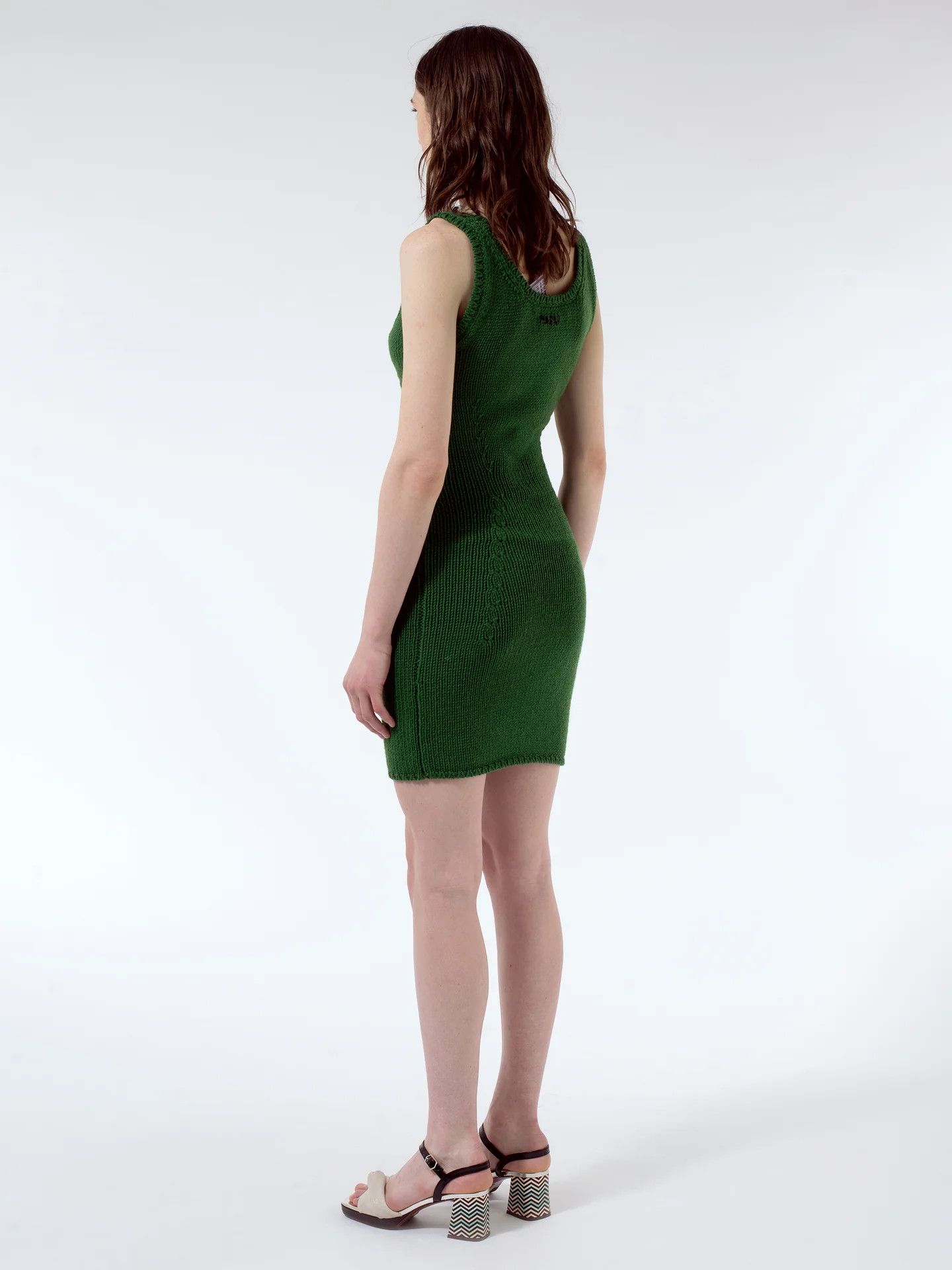 Marni o1y1025 Mini Dress in Green Size XS / US 0-2 / IT 36-38 - 3 Thumbnail