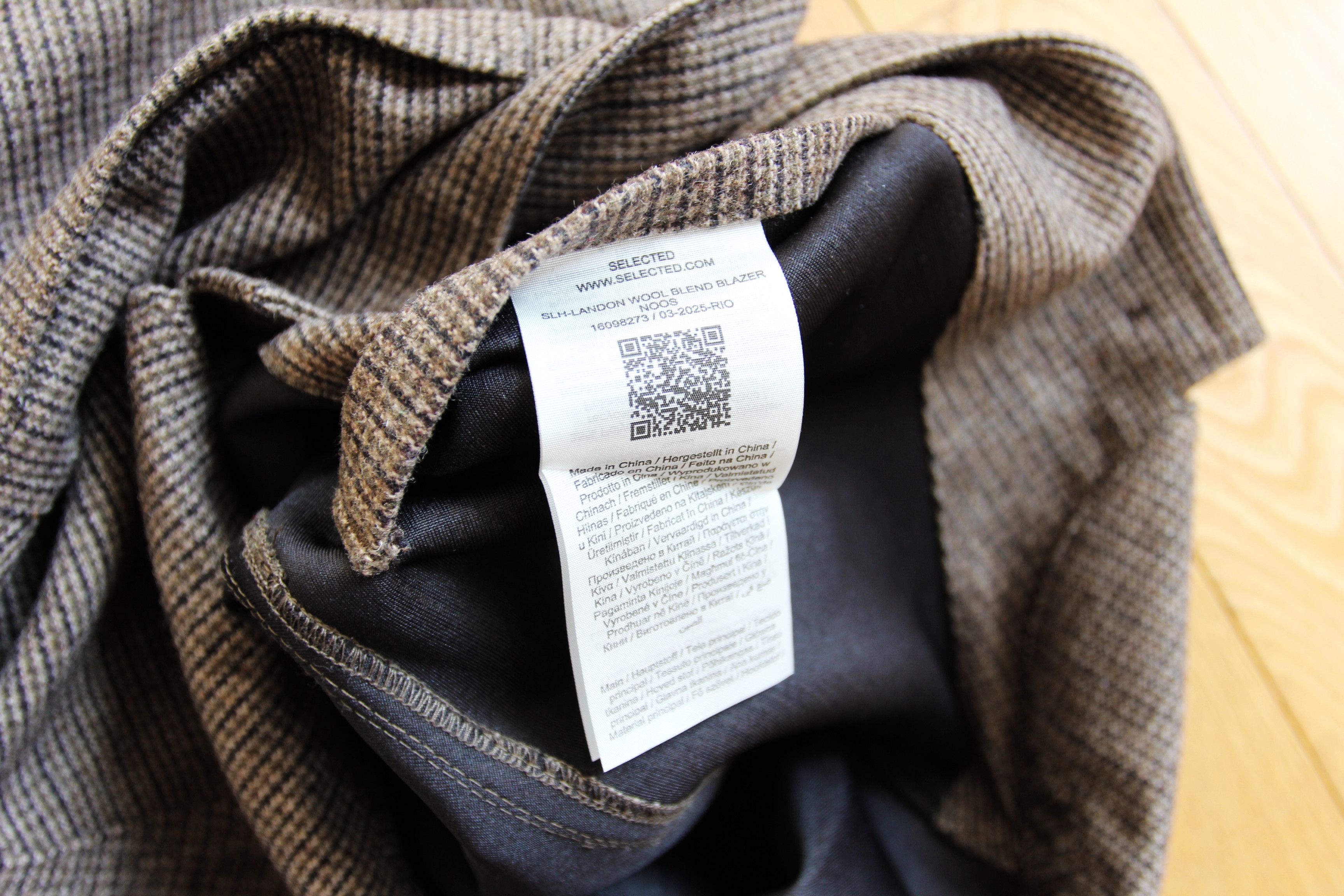 Selected Homme BNWT AW25 SELECTED SLM-LANDON WOOL BLEND BLAZER S Size US S / EU 44-46 / 1 - 10 Thumbnail