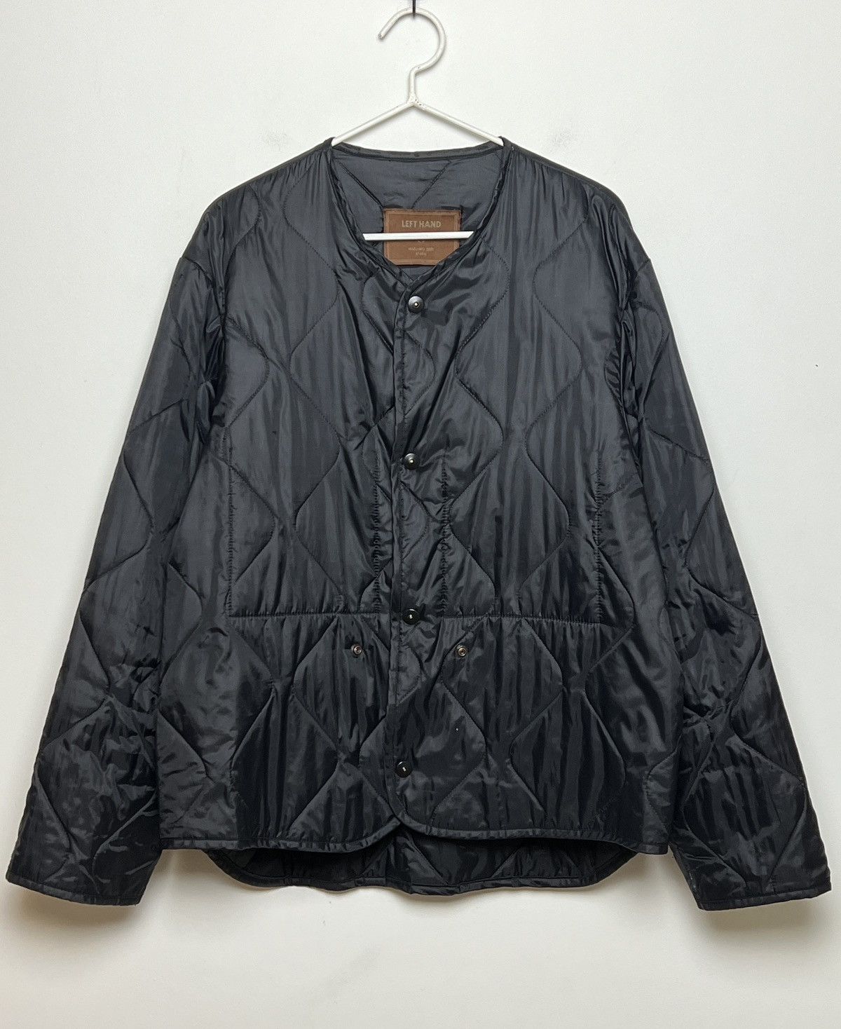 left hand stone island quilted liner bomber jacket