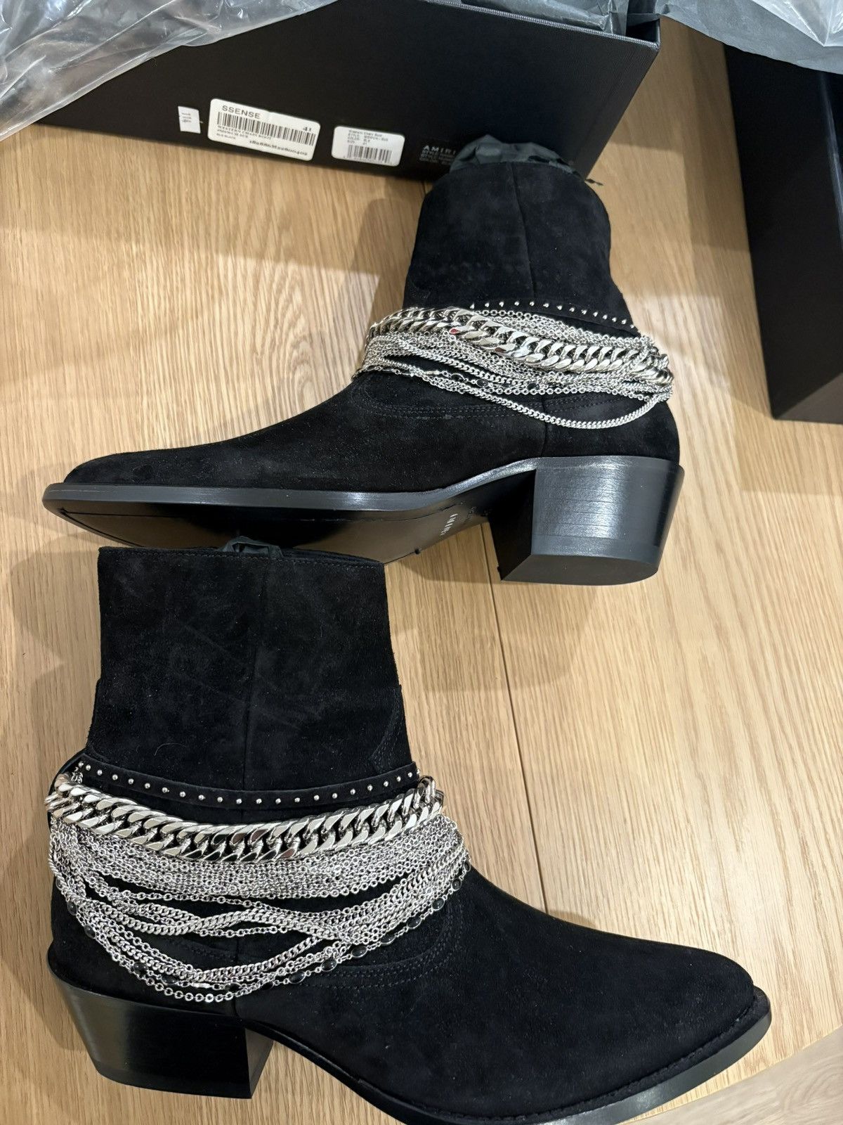 Amiri Amiri Chain Cuban Heel Boot Size US 8 / EU 41 - 1 Thumbnail