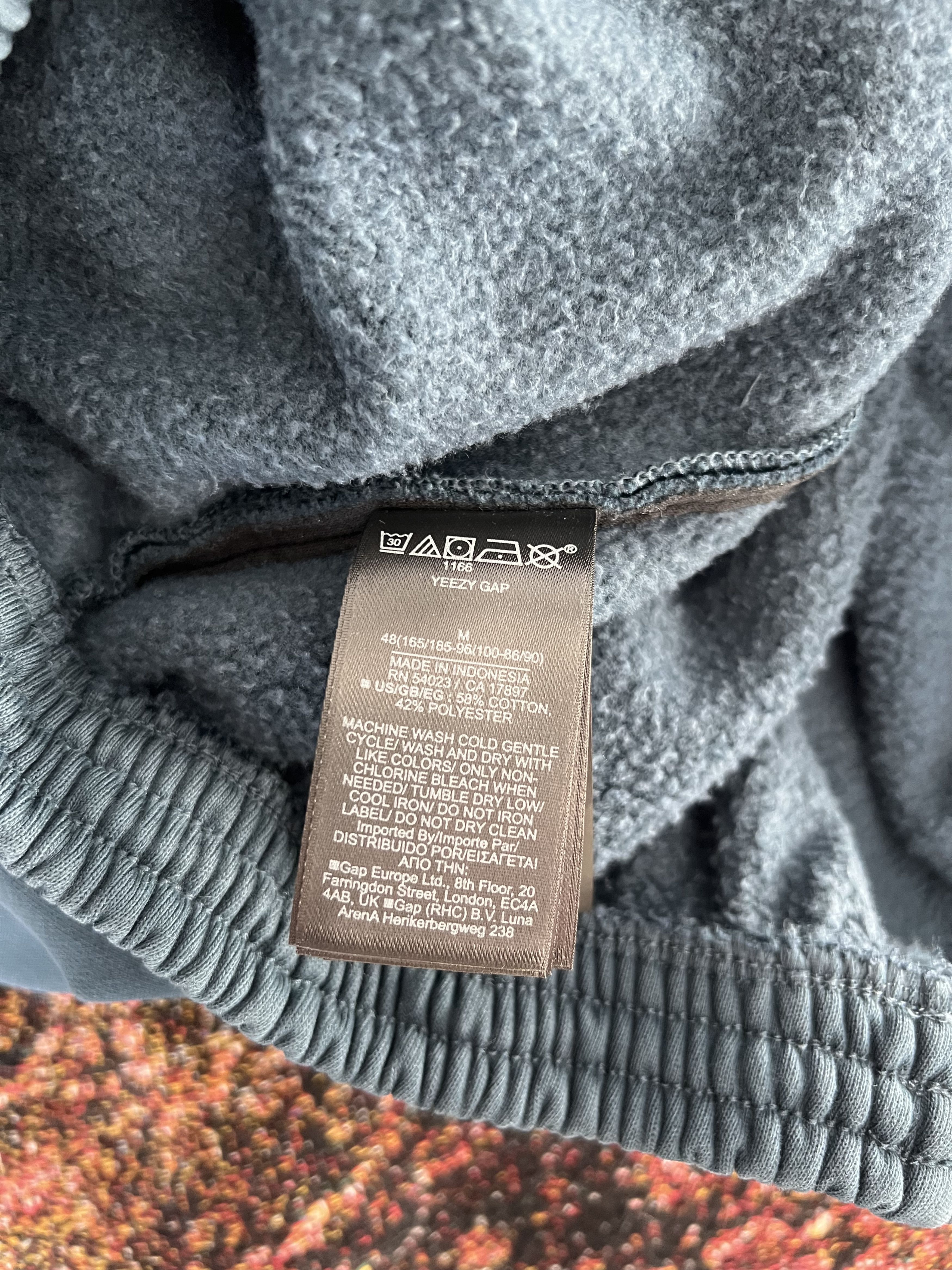 Balenciaga × Gap × Kanye West Yeezy Gap Engineered by Balenciaga Jogging Pants Dark Blue Size US 32 / EU 48 - 7 Thumbnail