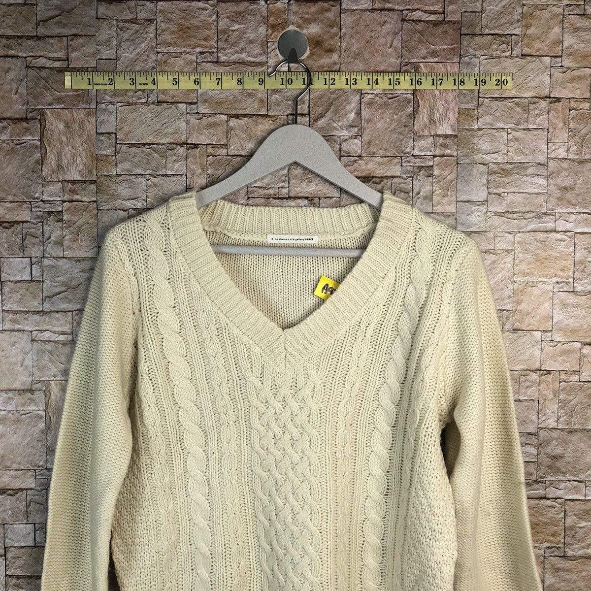 Homespun Knitwear × Japanese Brand Hypen Worl Gallery White Knitwear #A922 Size M / US 6-8 / IT 42-44 - 2 Thumbnail