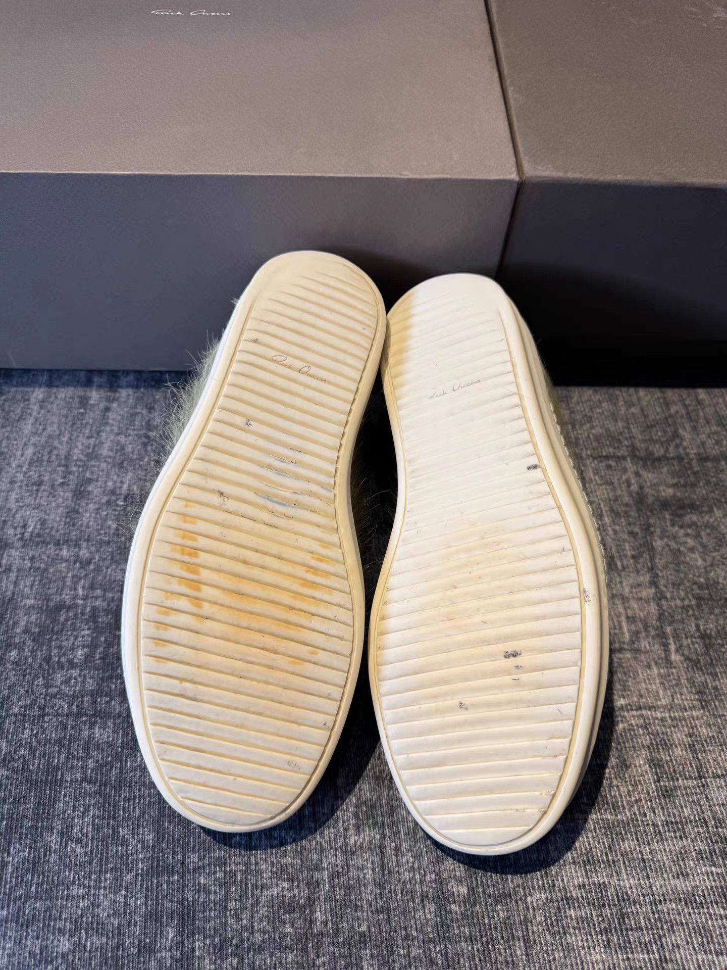 Rick Owens Rick Owens Mainline Green Pony Hair Geobasket Size US 10 / EU 43 - 4 Thumbnail