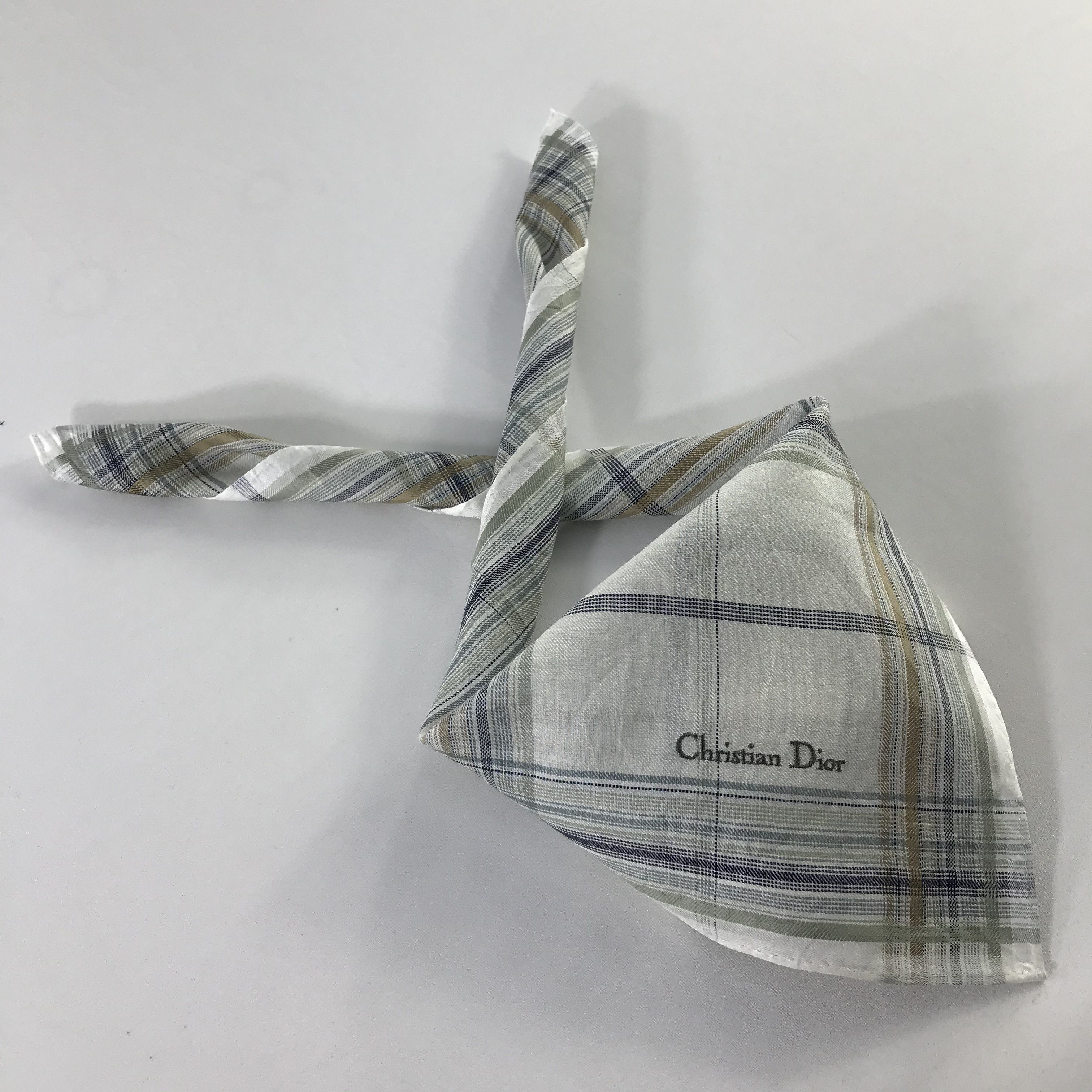 Vintage Christian Dior Bandana / Handkerchief / Neckerchief - S1191 Size ONE SIZE - 4 Thumbnail