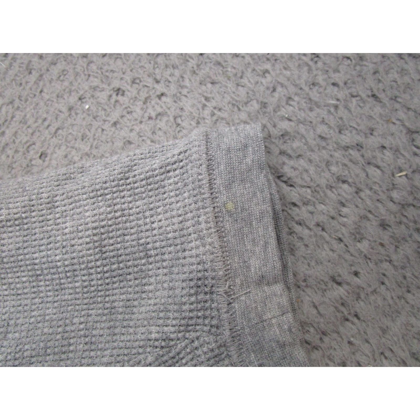 Everlane Everlane Women's Gray Thermal Henley Long Sleeve Oversized Fit Shirt Size S Read Size S / US 4 / IT 40 - 4 Thumbnail