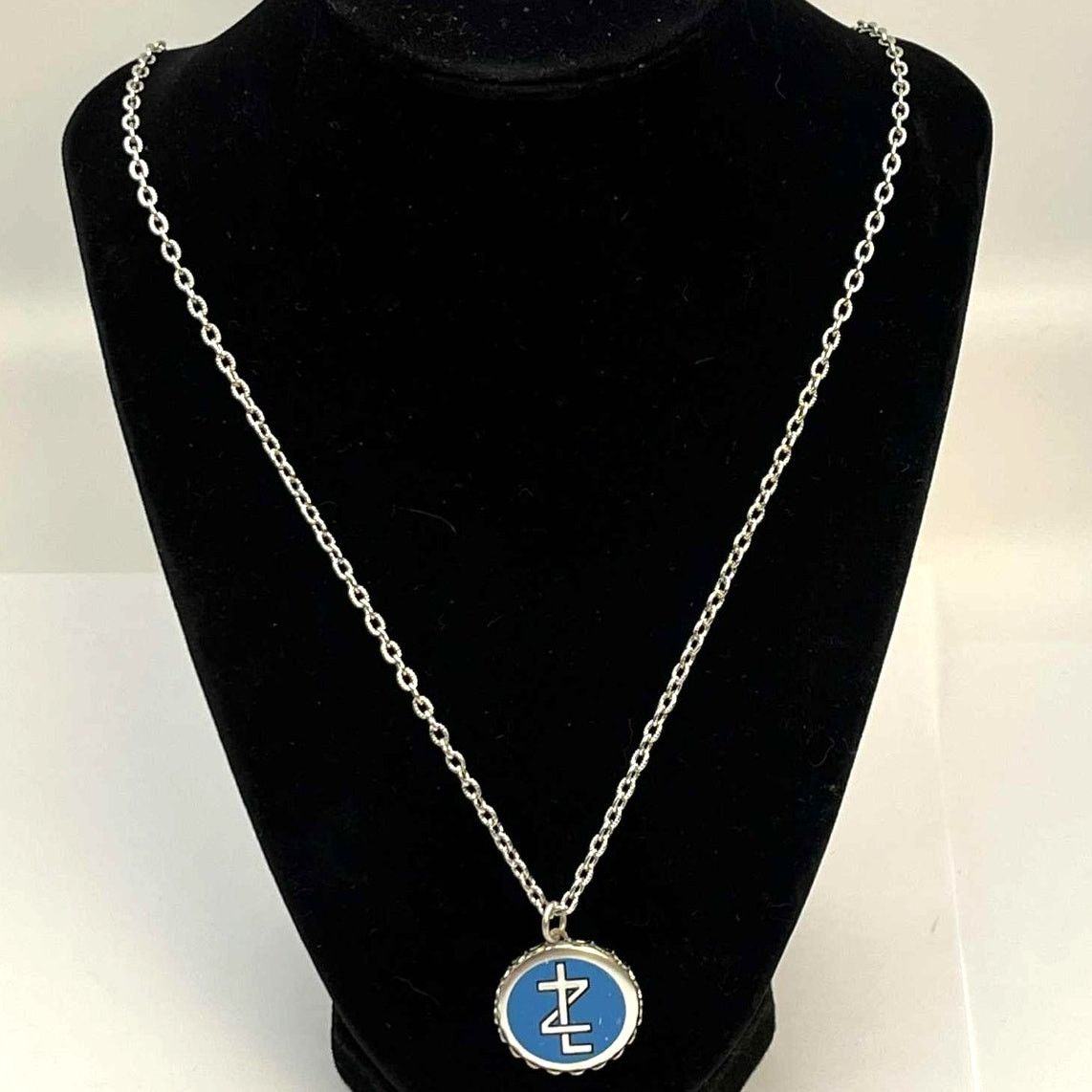 Other Blue & Silver Men's Necklace Size ONE SIZE - 1 Thumbnail