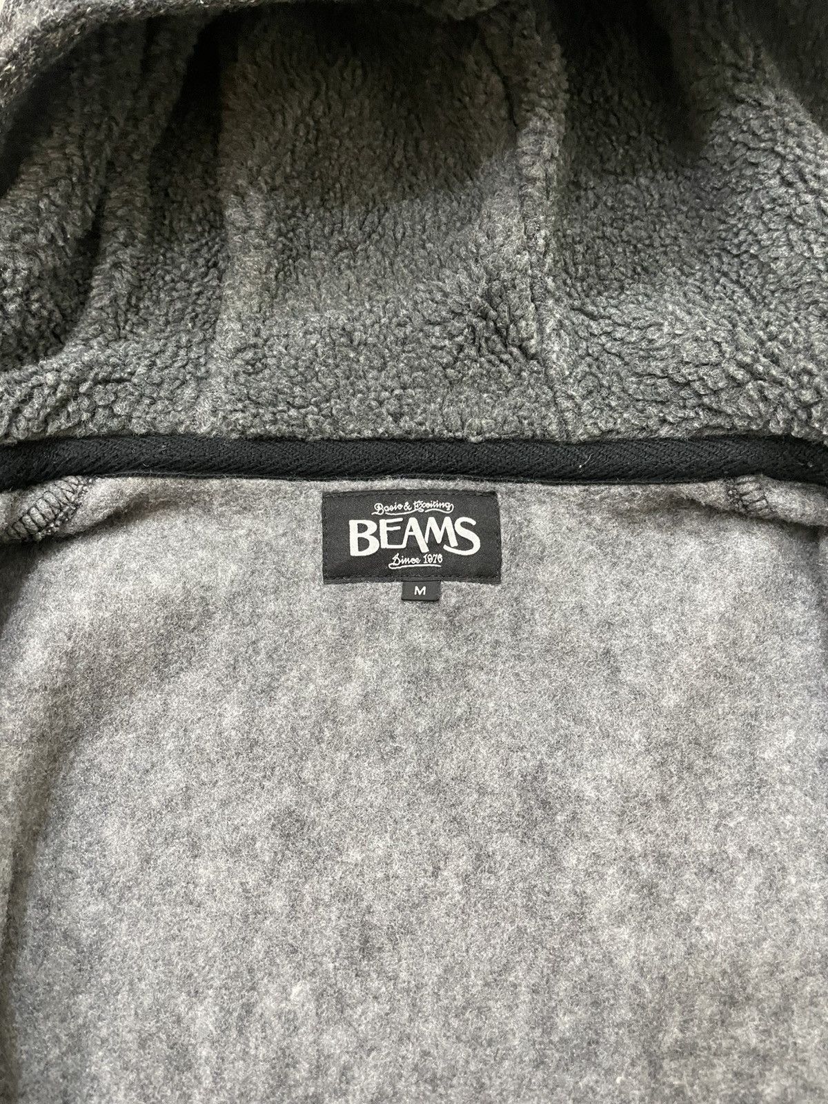 If Six Was Nine 2000s Japan Wool Hooded Button Jacket Herringbone Y2K Size US M / EU 48-50 / 2 - 6 Thumbnail