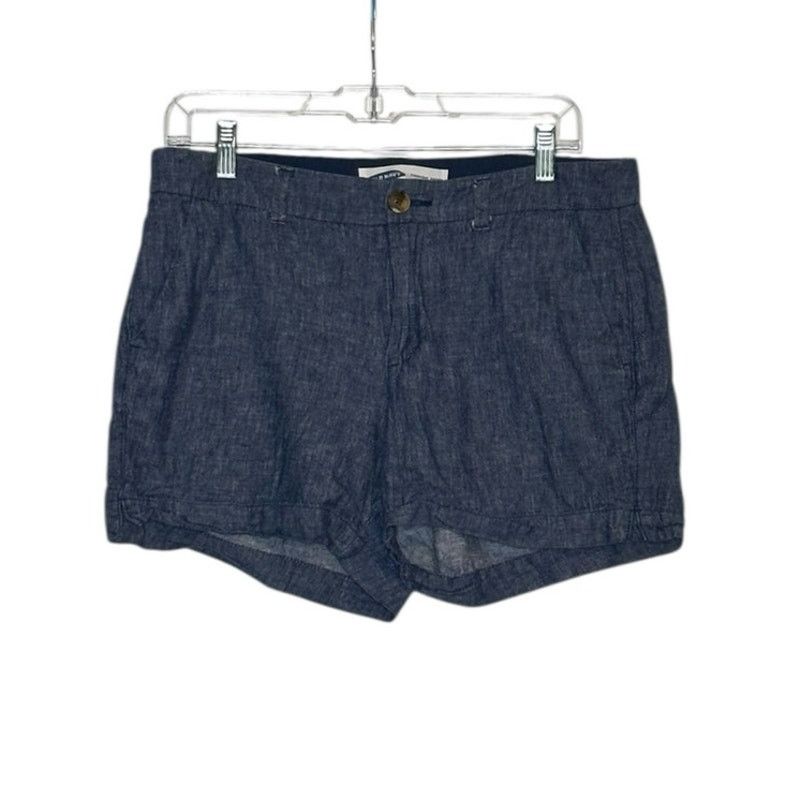 Old Navy Old Navy blue chambray mid rise shorts size 8 Size 30" / US 8 / IT 44 - 6 Thumbnail